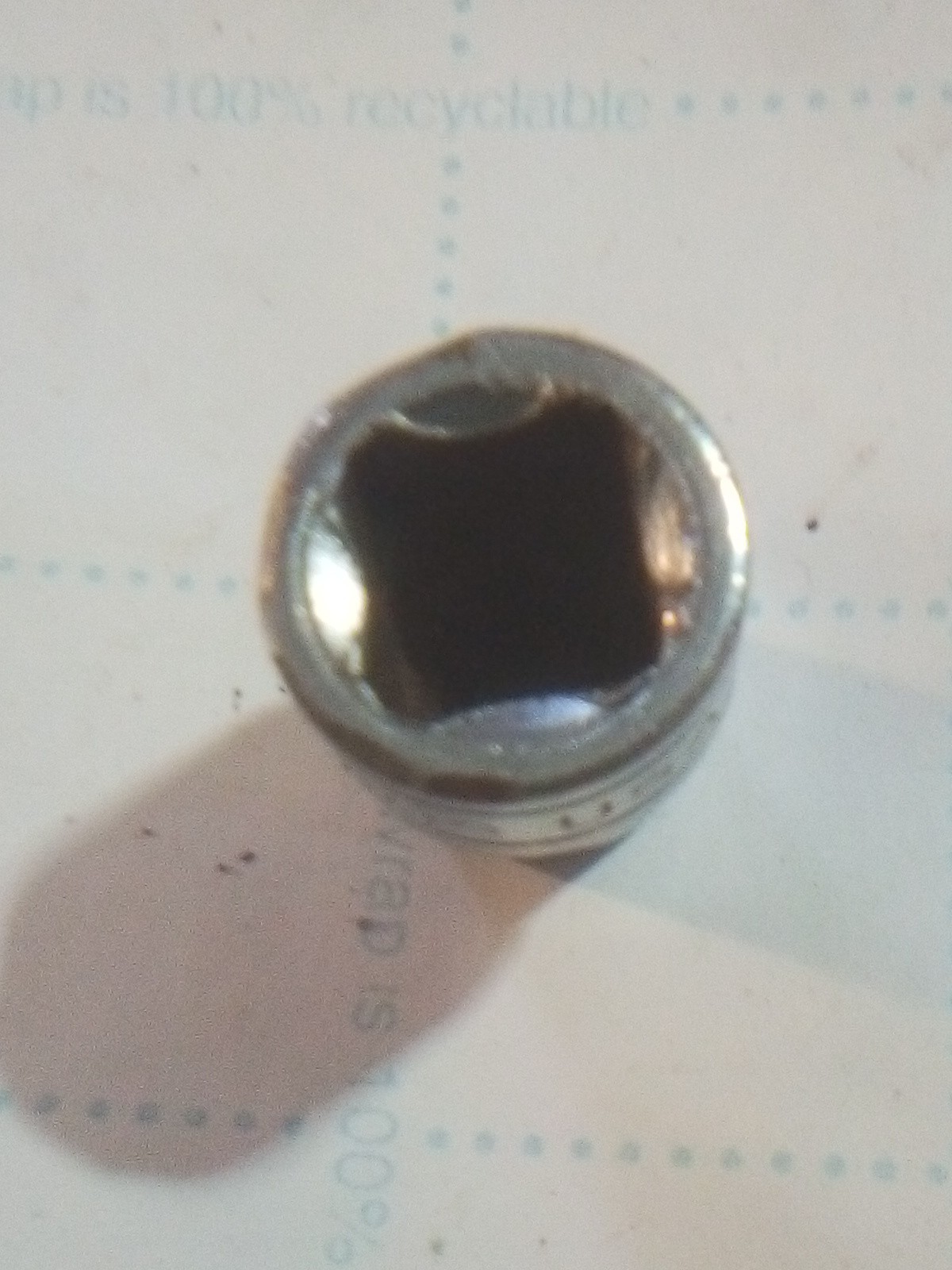 Snap On Tools 9/32 Pipe Plug 3/8 Drive Socket PP409 Lot 981