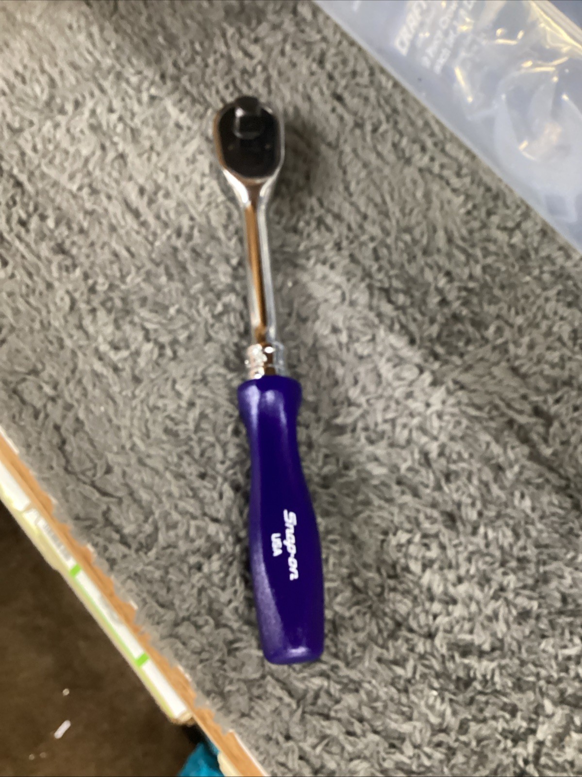 Snap On Dale Earnhardt Jr 3/8″ Drive Blue Handle Ratchet F836 NEW