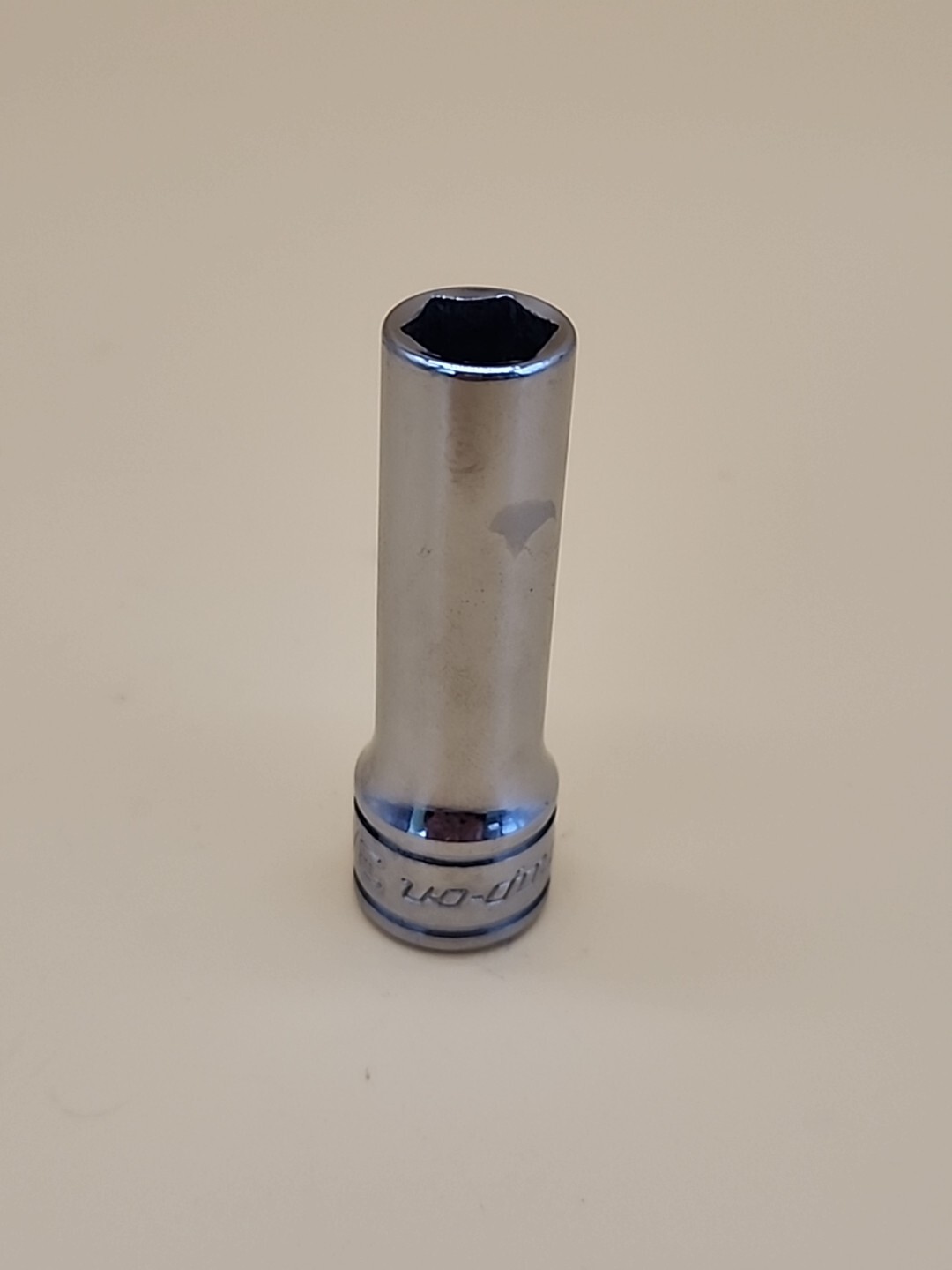 Snap-On Tools 3/8″ Drive 6pt 3/8″ SAE Deep Chrome Socket SFS121 USA