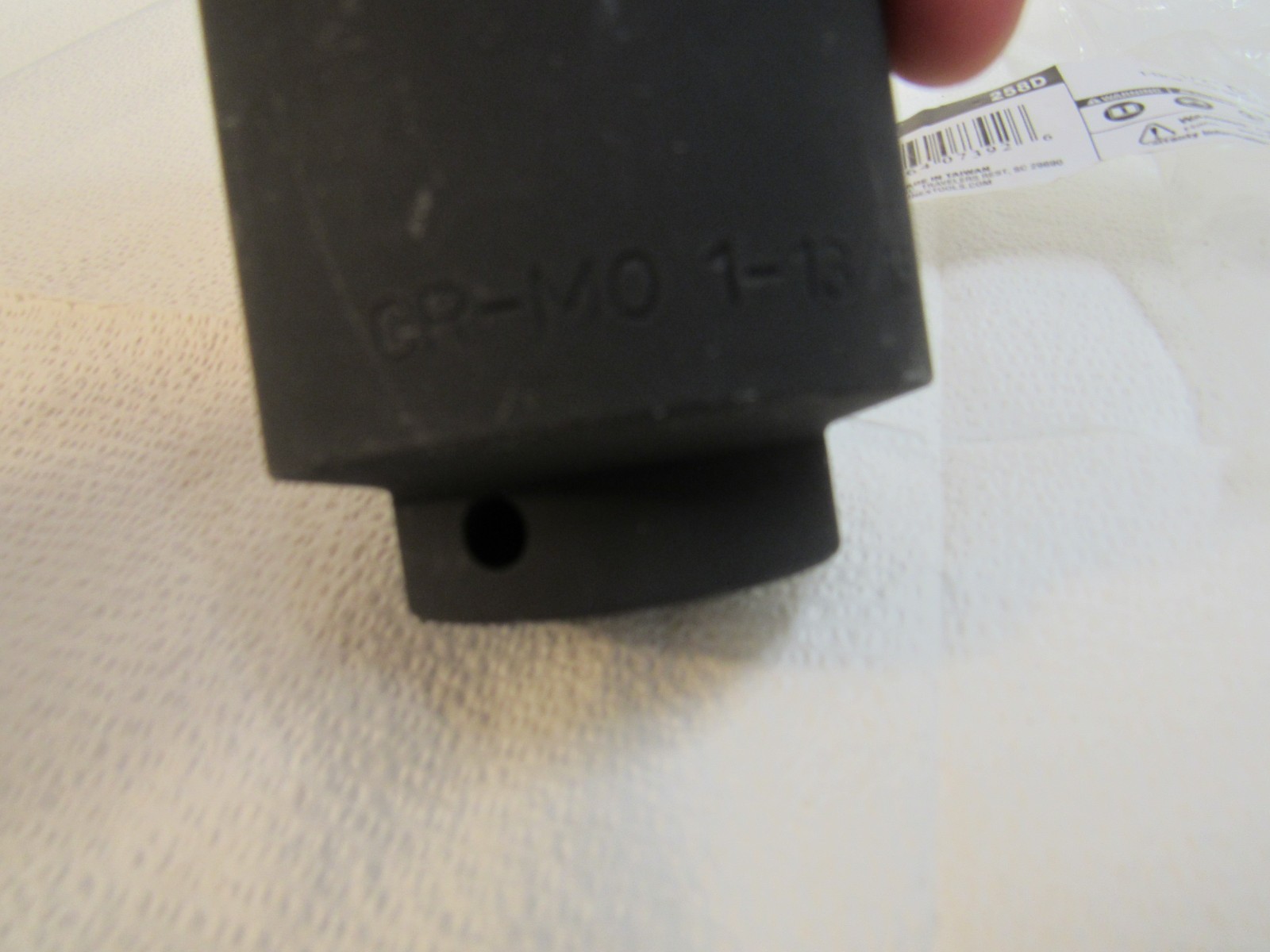 Sunex Tools 258D 1/2″ Drive 6-Point 1-13/16″ Deep Impact Socket Black Oxide