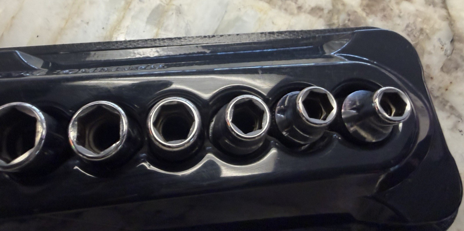 Snap-On Tools TMM 6 Point Metric ¼» Drive Shallow Socket Set of 12 Excellent!