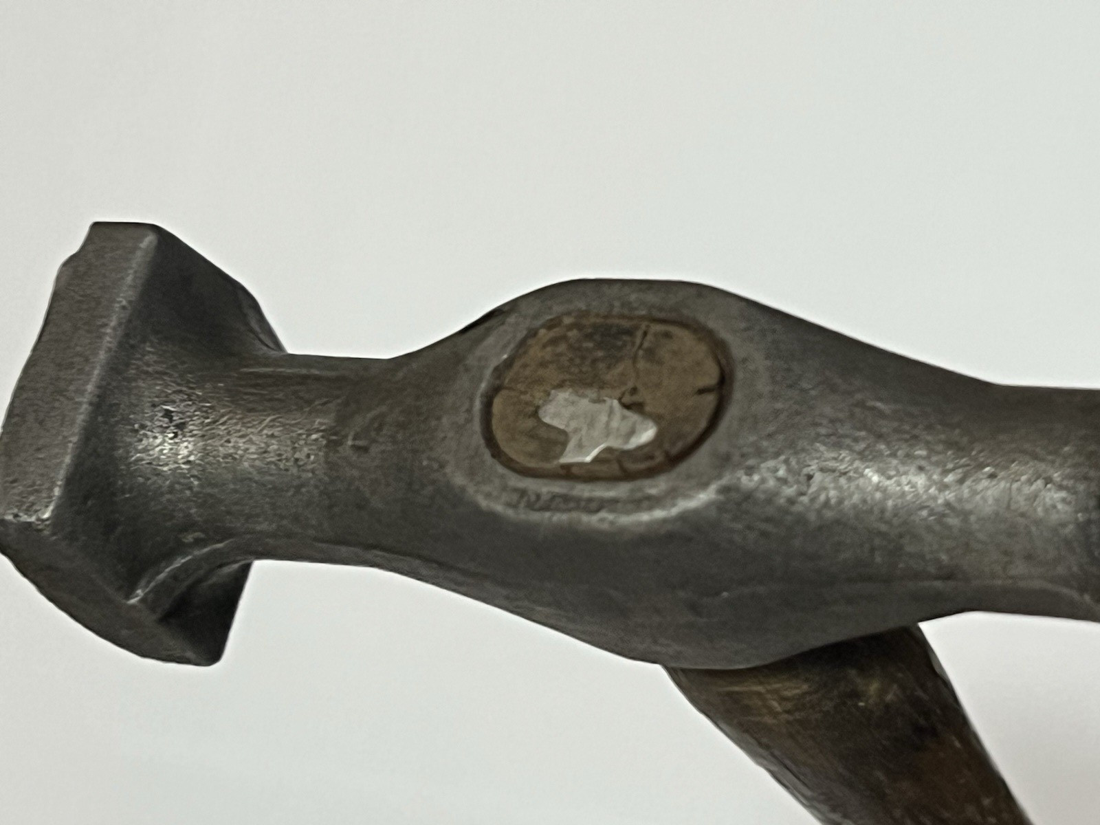 Vintage Shrinking Bumping Auto Body Repair Hammer Wood Handle