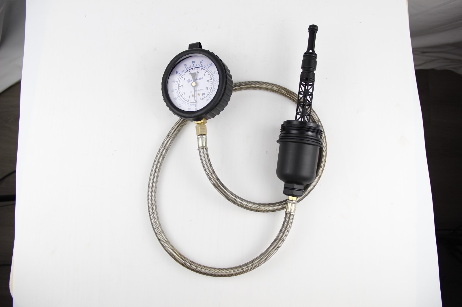 Oil Cap Pressure Test Gauge for Mercedes M271 Crankcase Diagnosis Tool