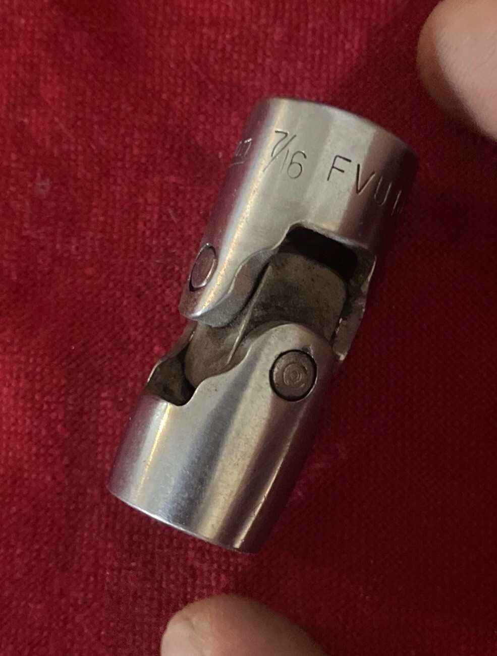 SNAP ON 3/8″ DRIVE 7/16 Swivel Socket Universal USA FVU14 🇺🇸
