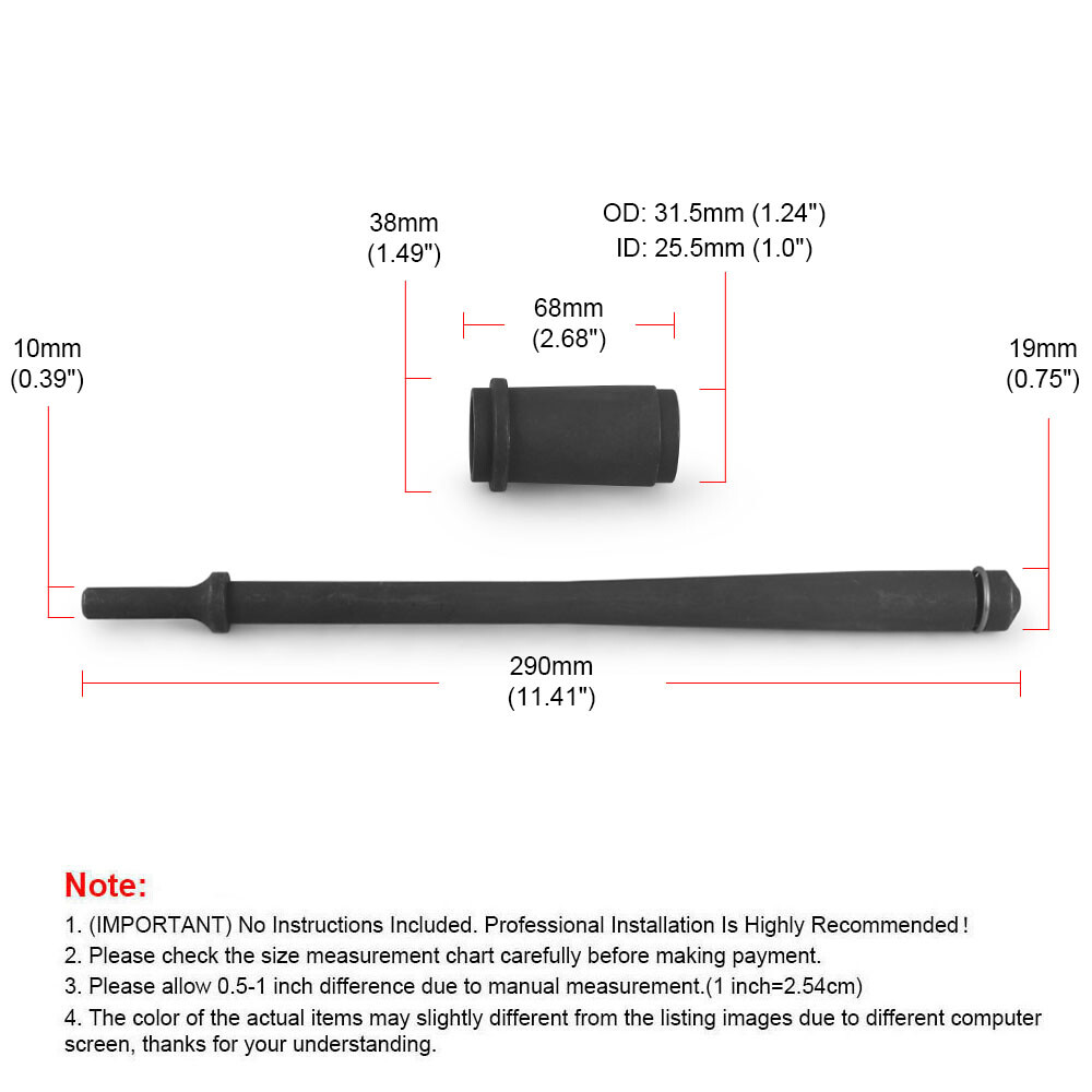 29090 Portable Truck Anchor Pin Bushing Kit Installation & Removal Tool 1-3/8″