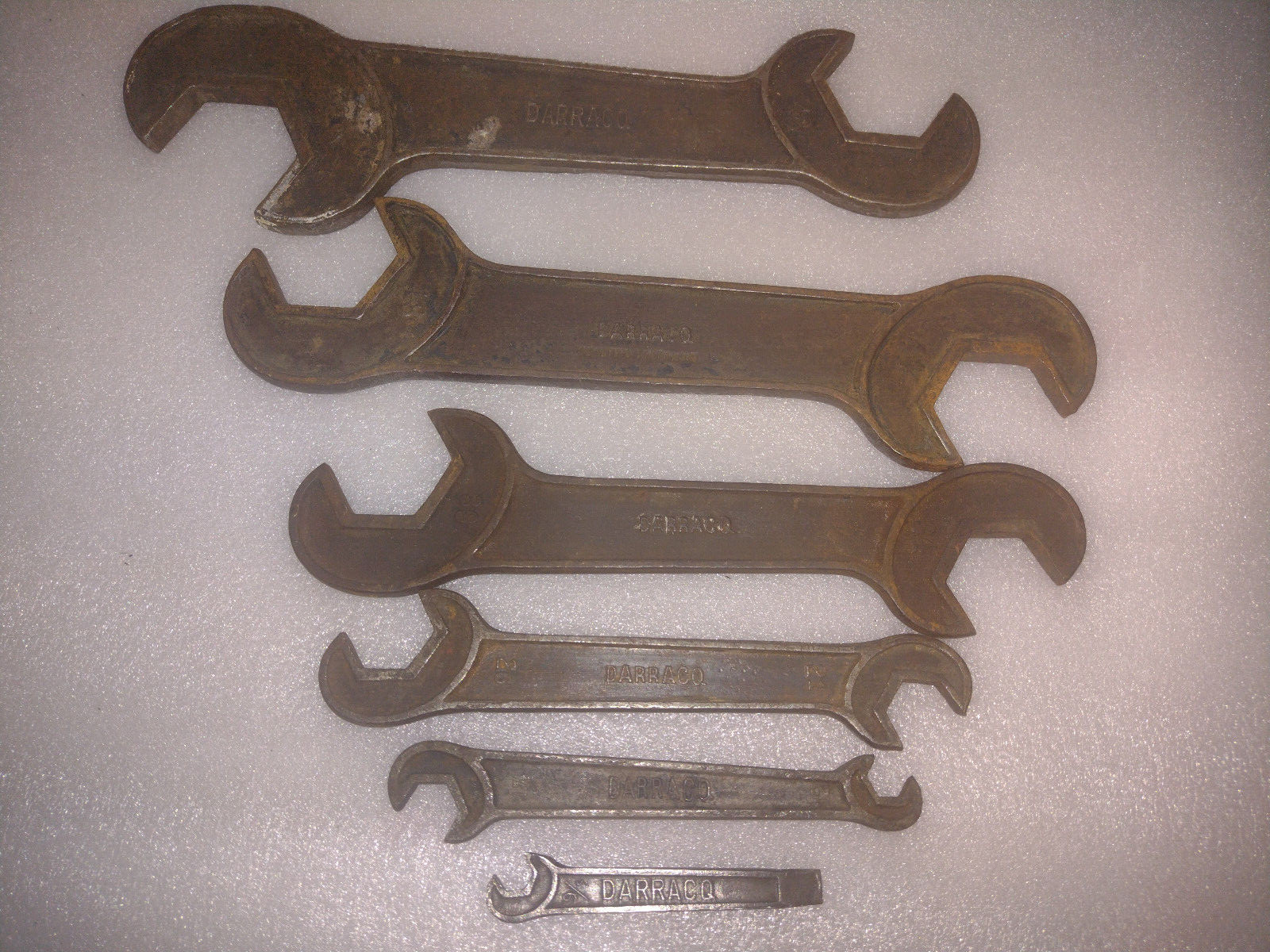 DARRACQ Wrenches Spanners Vintage 1900’s Rare for Classic Vehicles Automotives