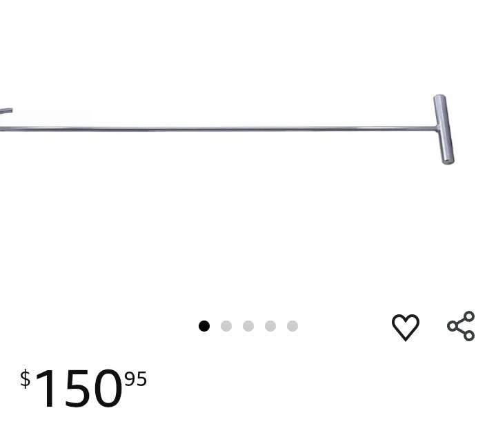 United Pacific 90010M10 31” Heavy Duty 5th Wheel Pin Puller Chrome Plated
