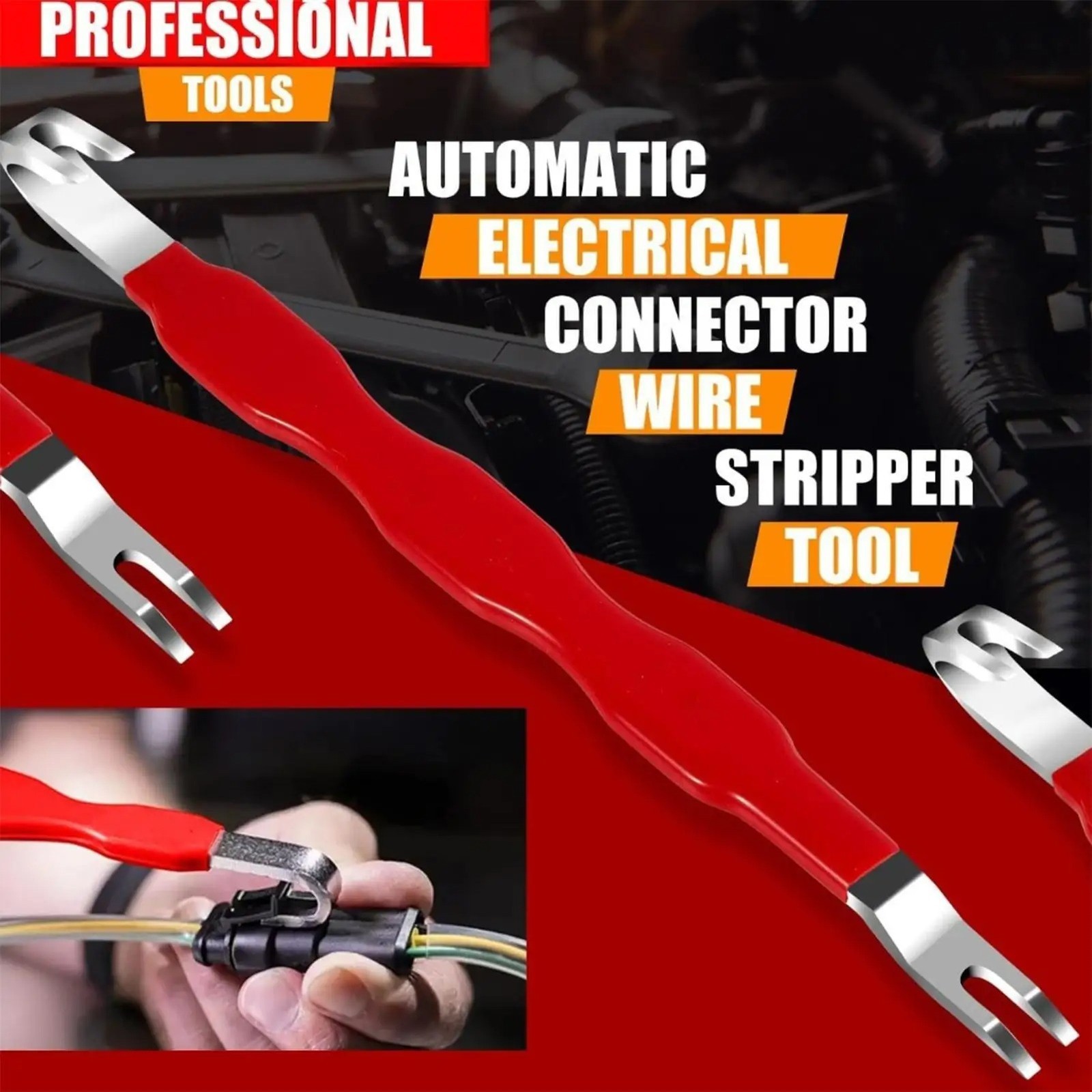 2X Electrical Connector Separator Pliers Non-slip Grip Car Terminal Removal Tool