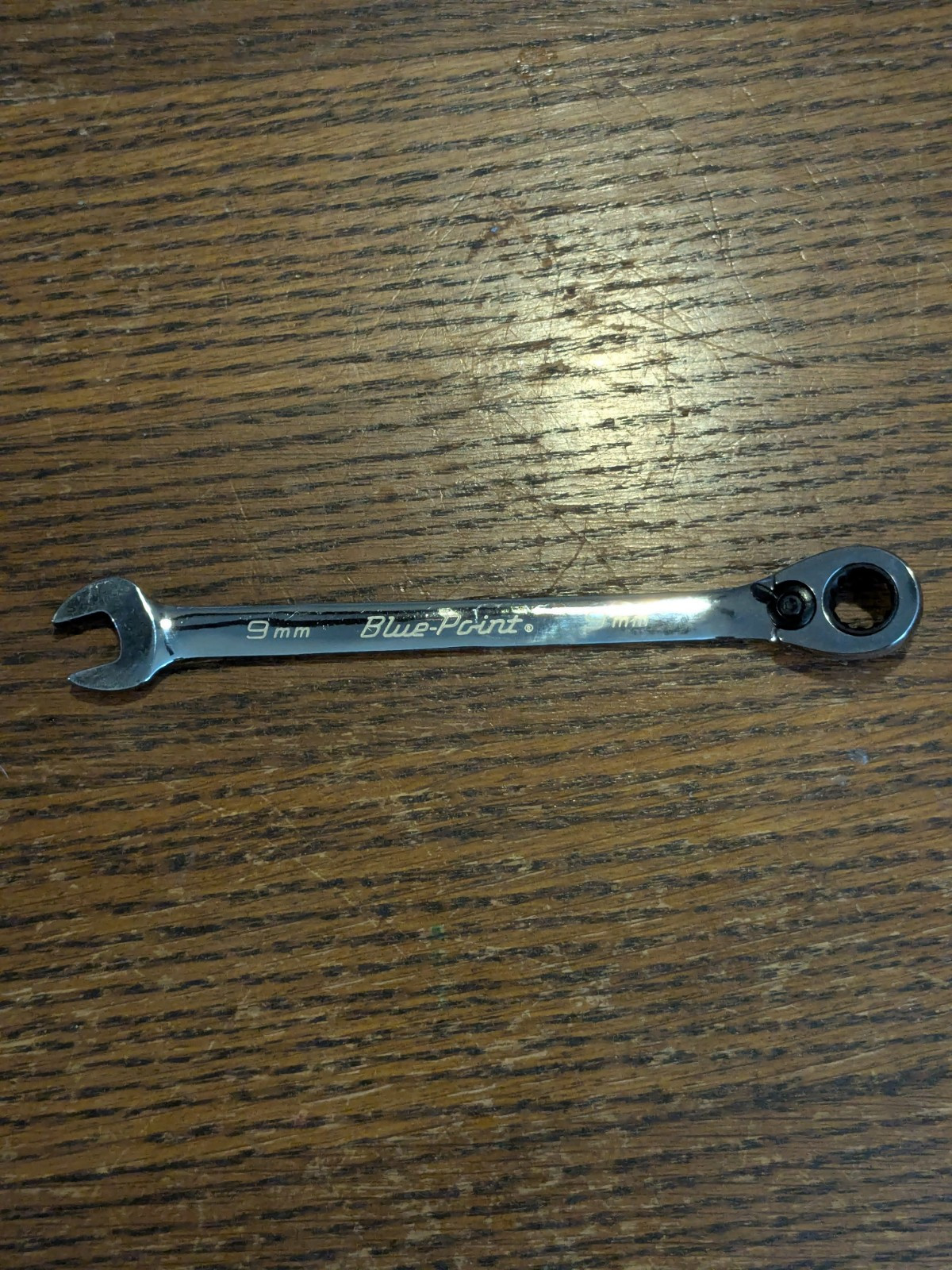 Blue-Point Snap-on 9mm Offset Ratcheting Combination Wrench 12pt BOERM 9