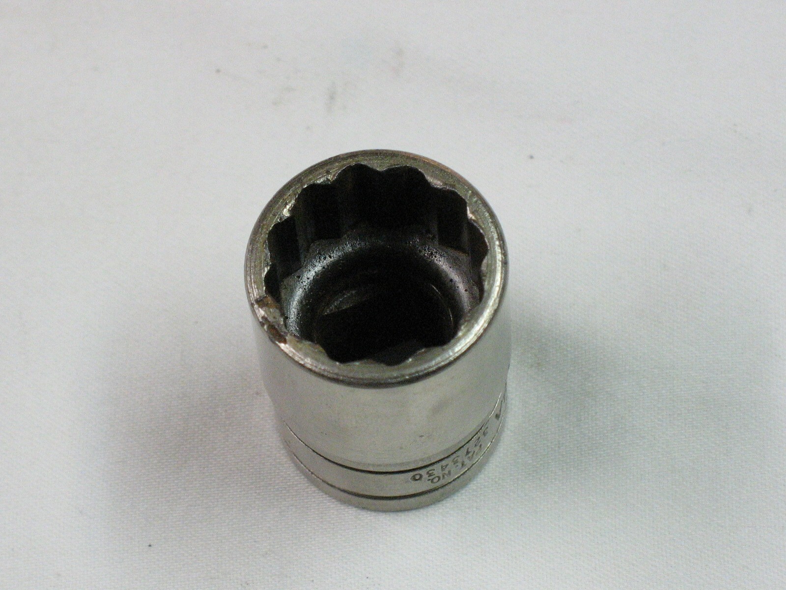 Snap On 13/16″ 12 Point 1/2″ Drive Shallow Chrome Socket SW-261