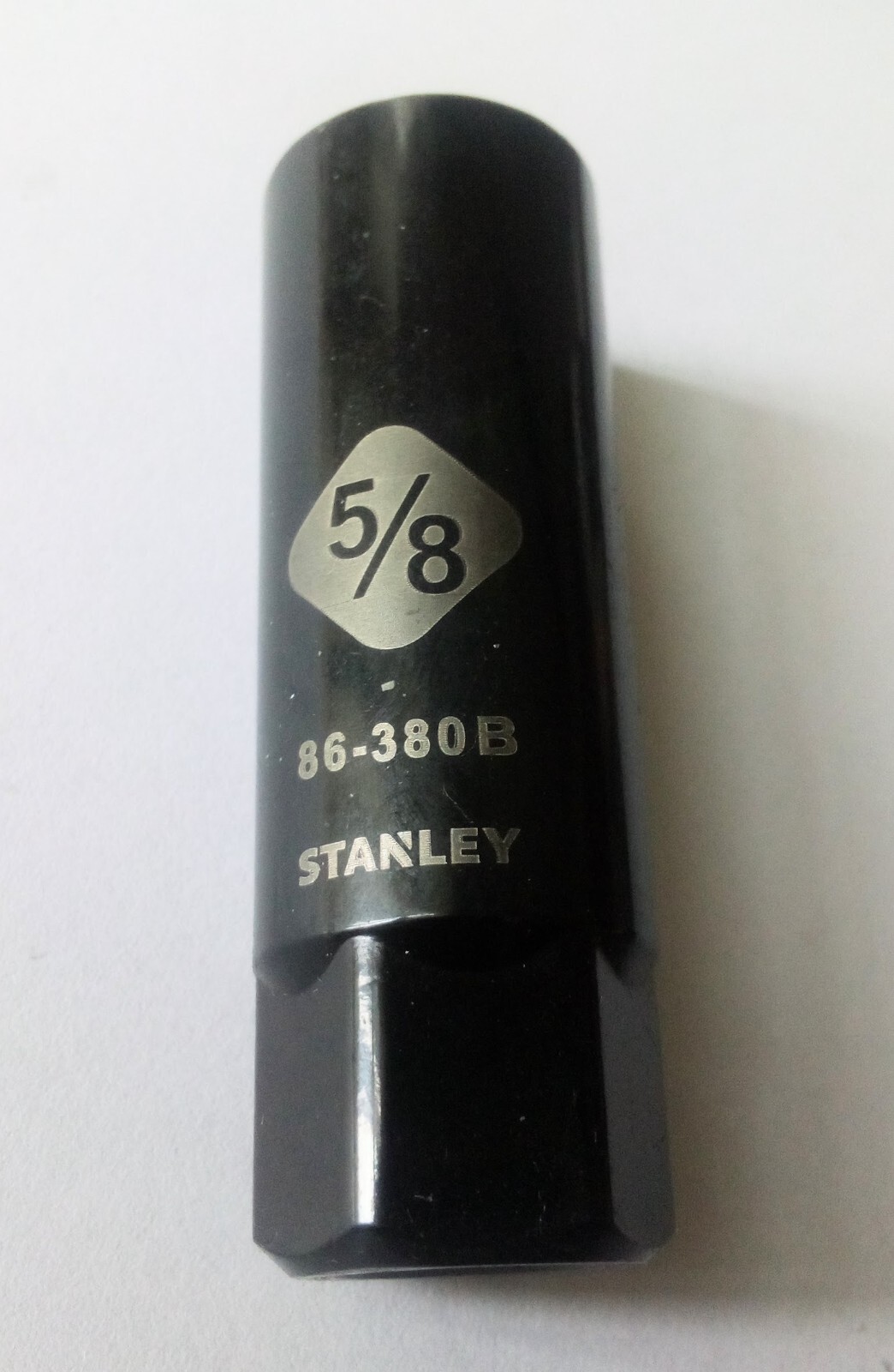 Stanley 5/8″ x 3/8″ Deep Spark Plug Socket 86-380B Black Chrome 6 Pt Free Ship