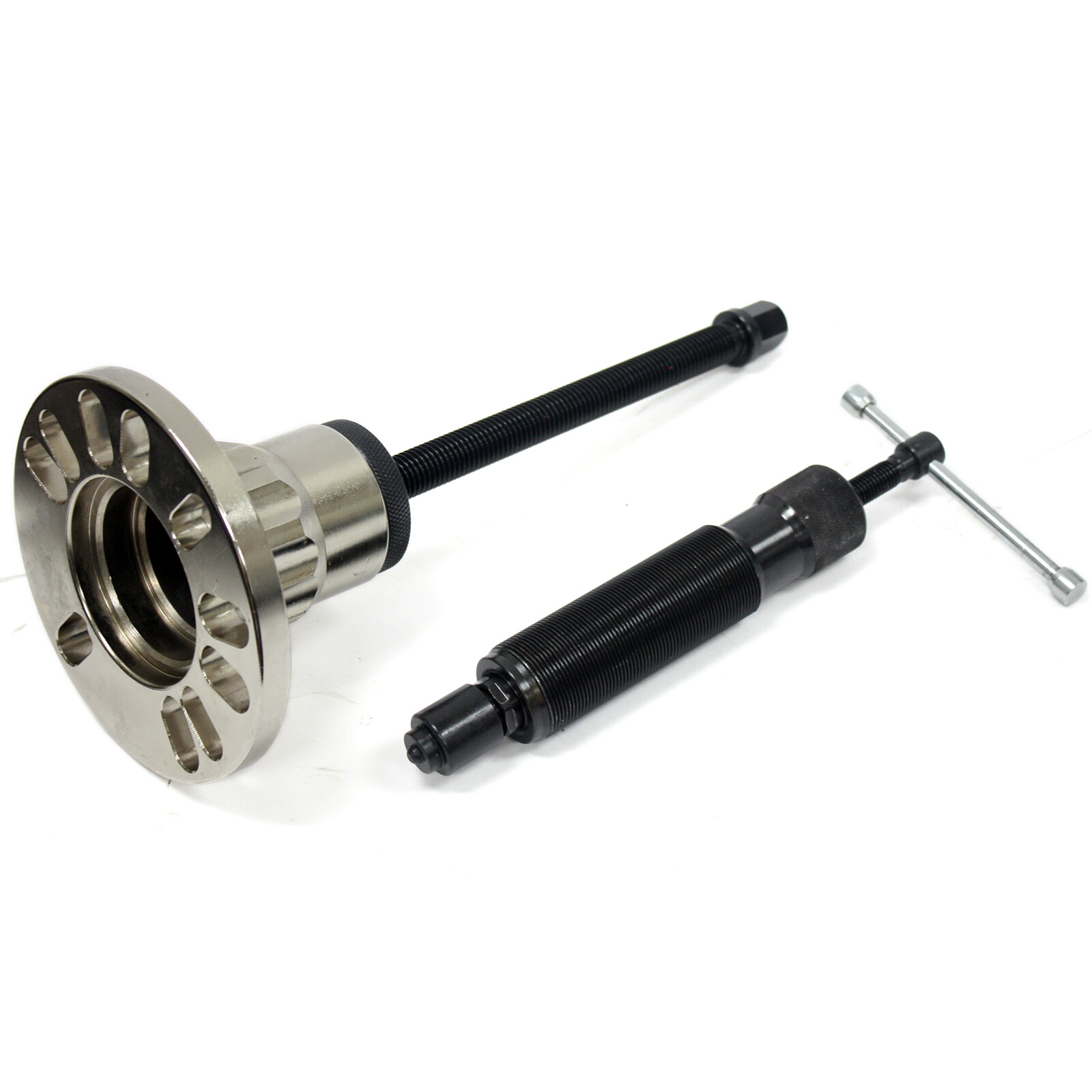 Hydraulic Wheel Hub Drive Press Shaft Puller 10 Ton power 4 and 5 stud hubs Bolt