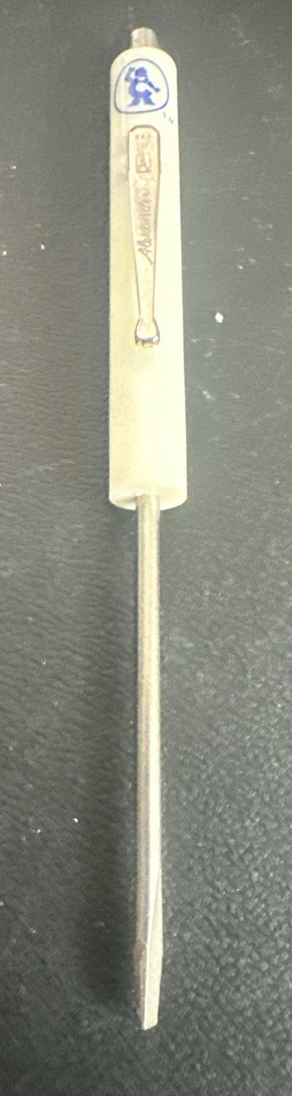Cornwell Quality Tools Mini Flat Head Pocket Screwdriver with Magnetic Top