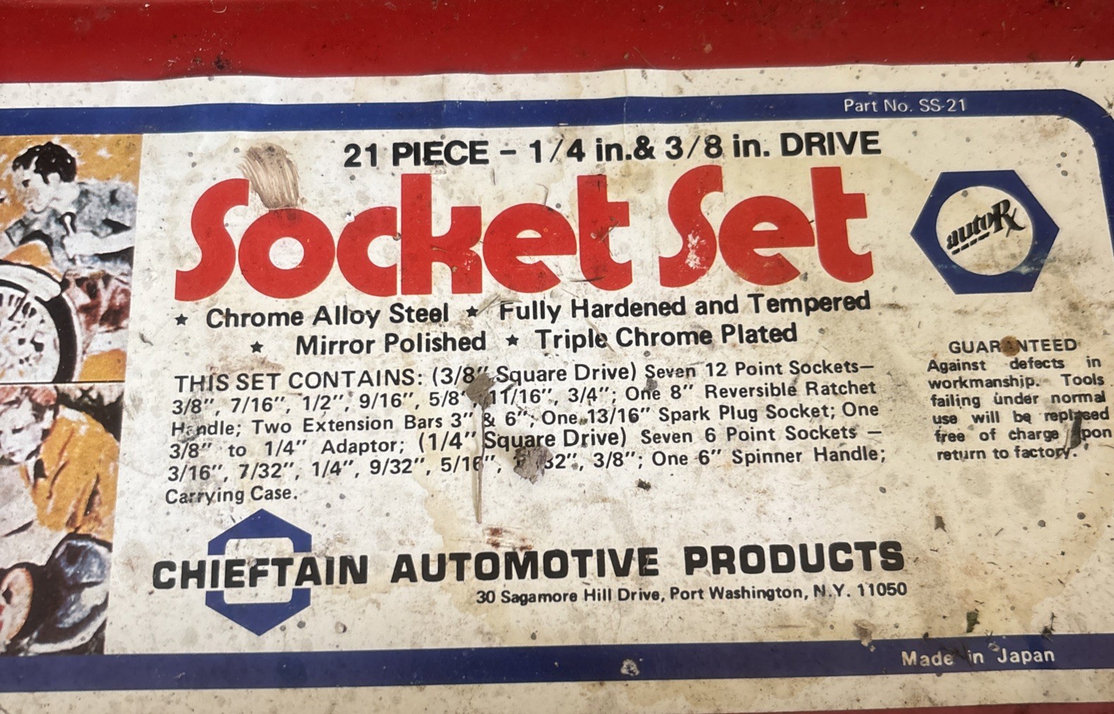 Chieftain Socket Set 21 Piece