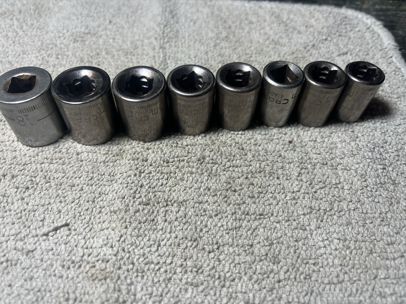 Craftsman Vintage Sockets Metric 11mm 12mm 13mm 14mm 15mm 16mm 17mm 18mm