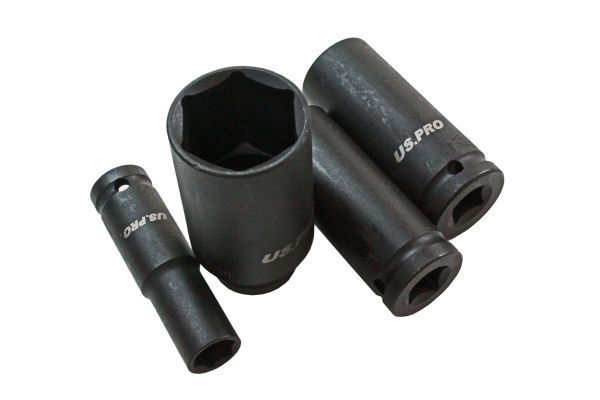 US PRO 13pc 1/2 dr 6pt Deep Impact Sockets Metric 13 – 32mm 1397