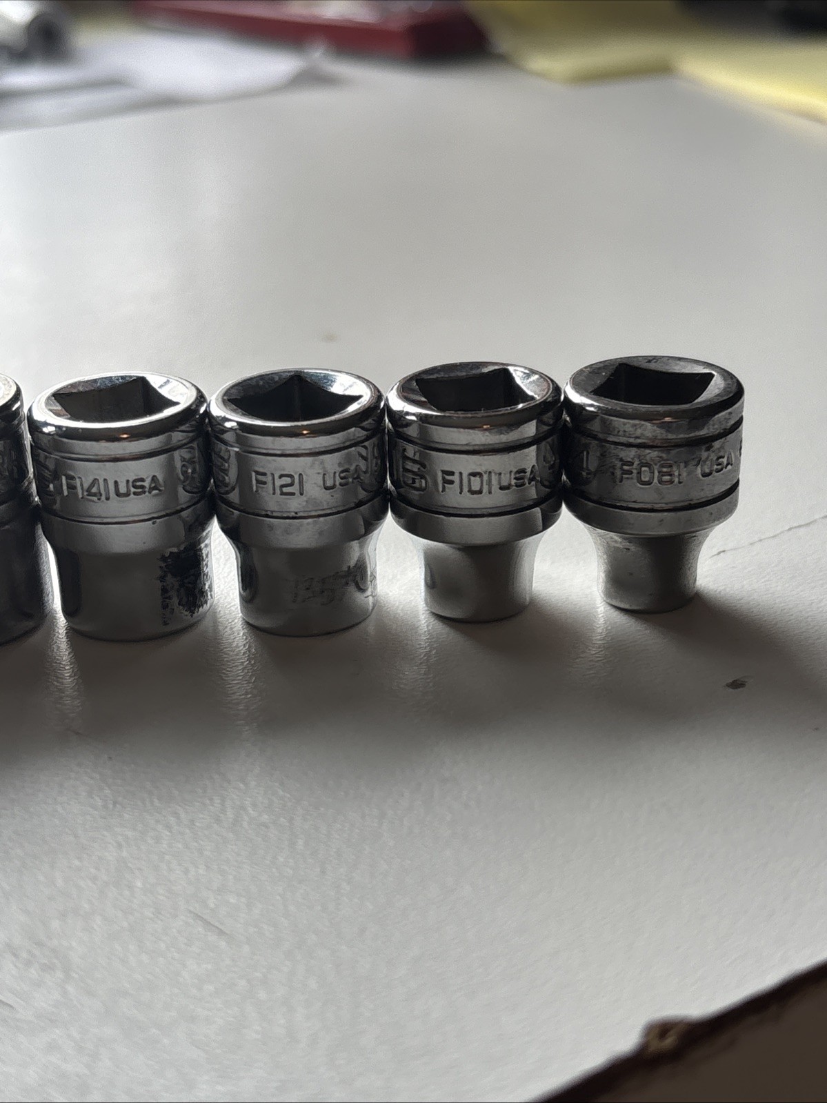 Snap-on Tools 12-Piece 1/4″ – 15/16″ Drive 12-Point Shallow Socket Set 🇺🇸 Nice