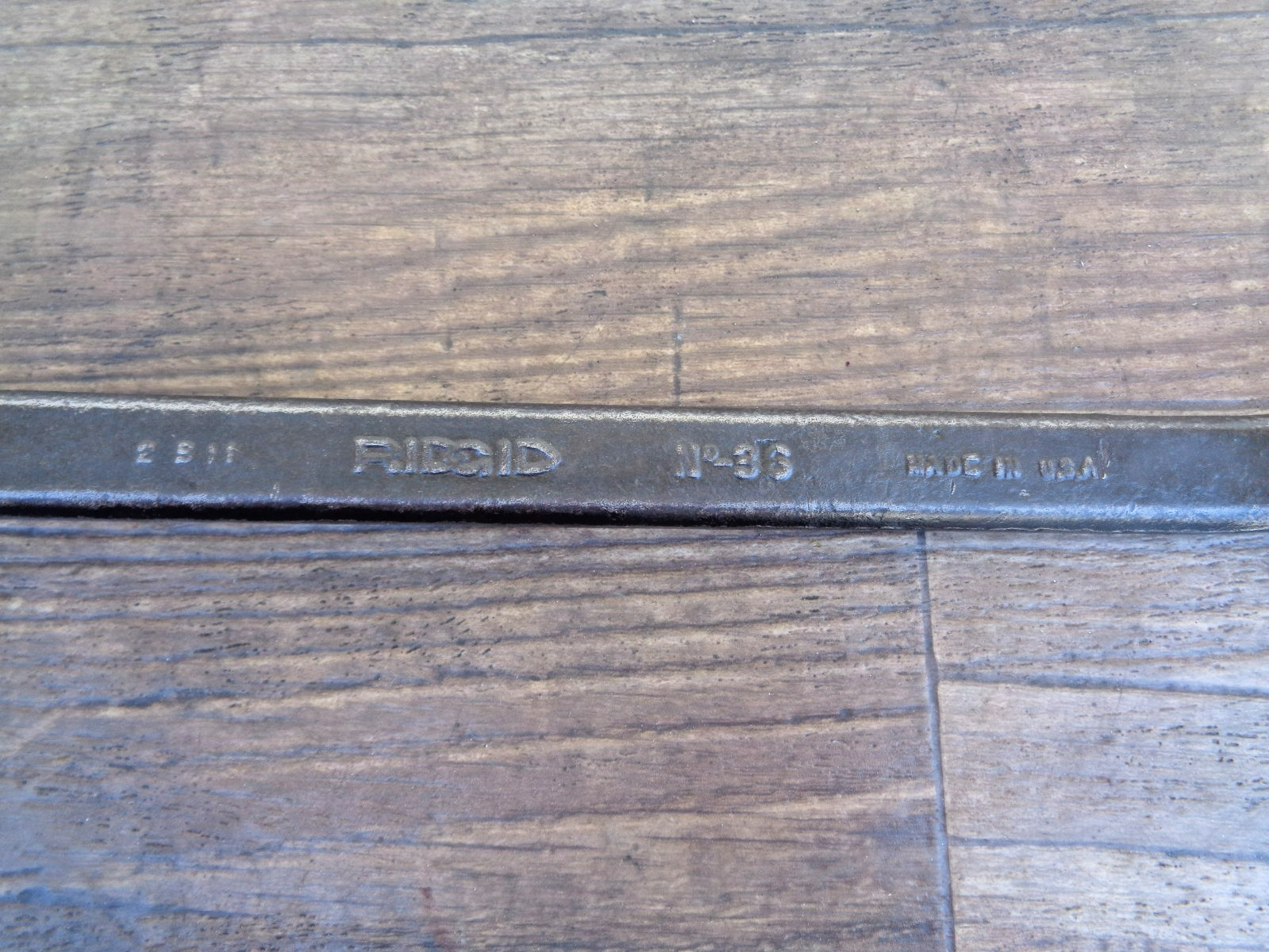 RIDGID Box End Wrench No. 36 SAE 1-1/16 x 1-1/8 USA
