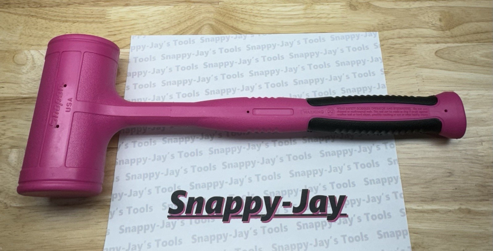 Snap-on Tools USA NEW ELECTRIC PINK 56 oz / 1550g Dead Blow Hammer HBFE56