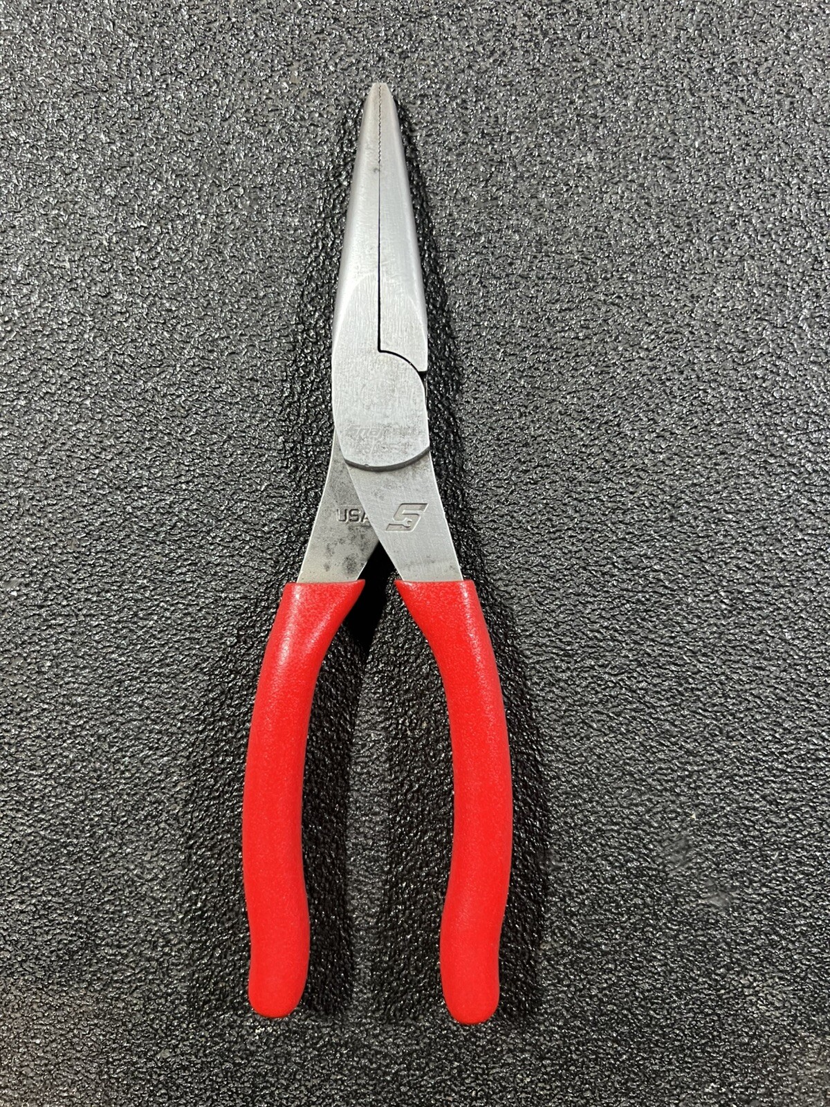 Snap-on Tools USA RED 8″ Talon Soft Grip Needle Nose Pliers 96ACF