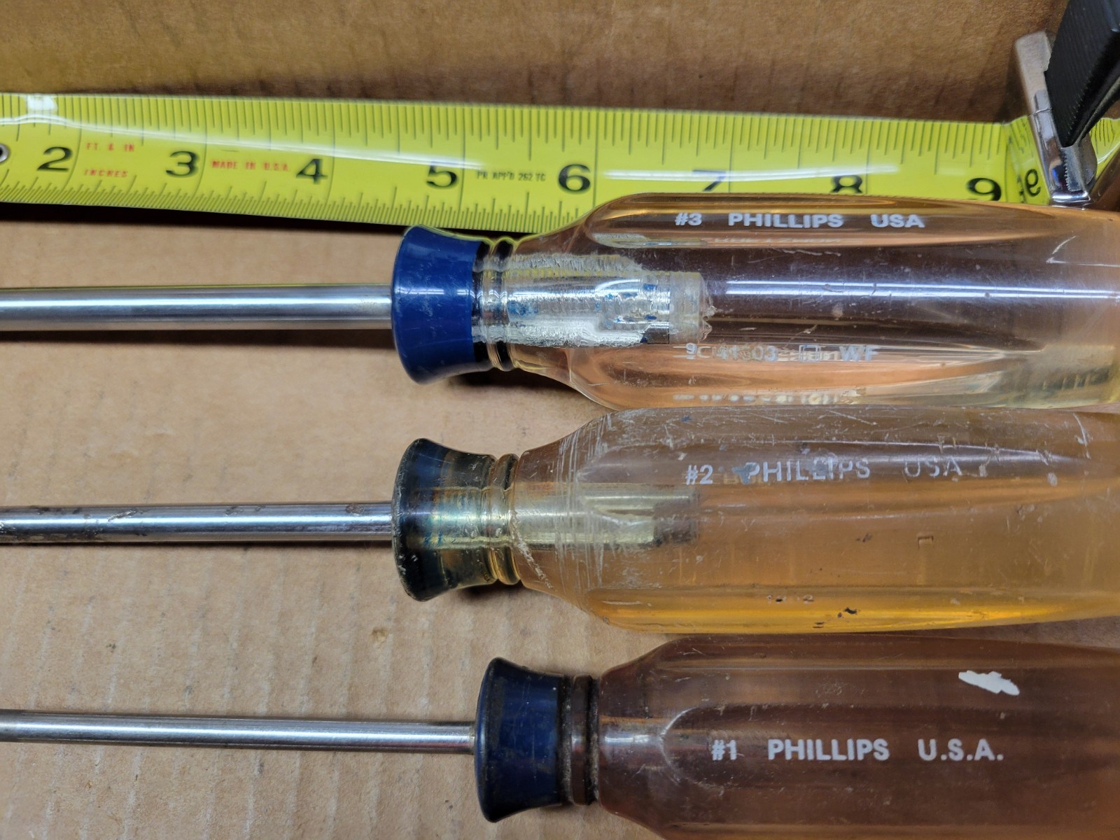 Craftsman Professional 7-Piece Clear Handle Screwdriver Set / Lot