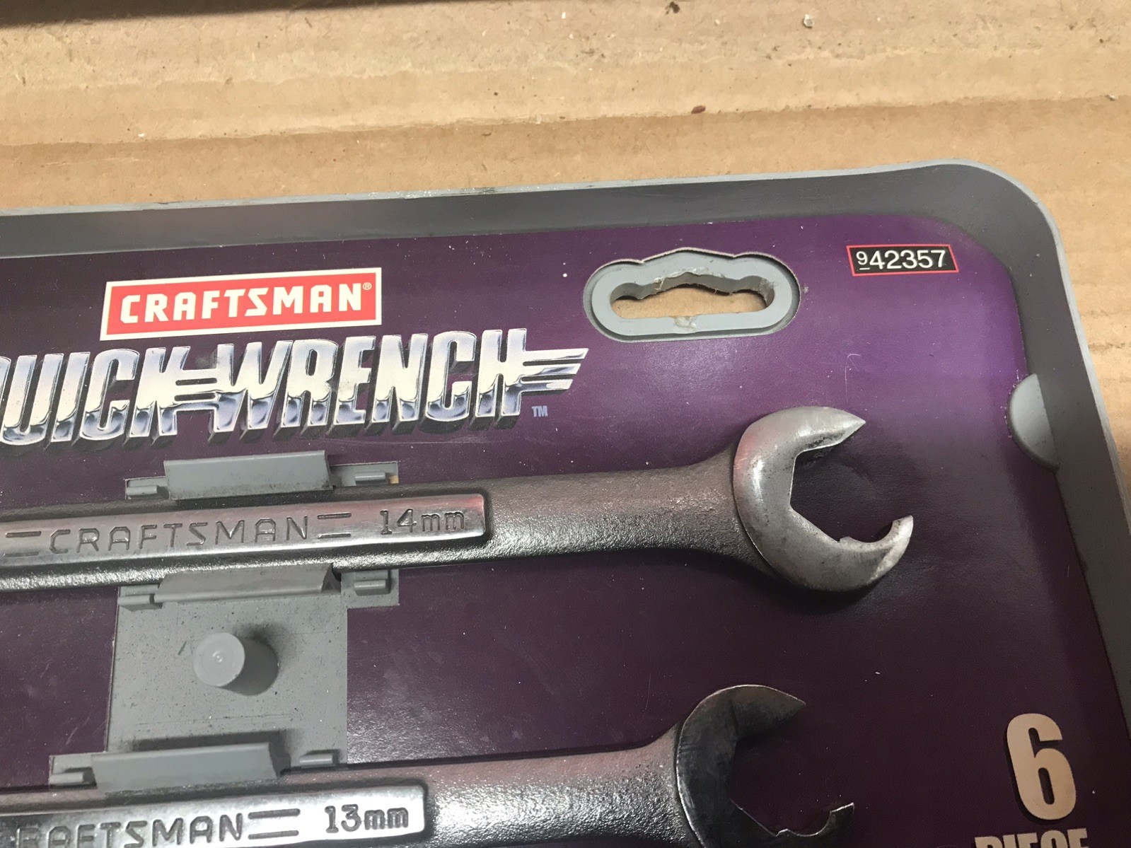 Craftsman Tools USA 42357 Metric 6pc Quick Speed Wrench Set 8mm to 14mm