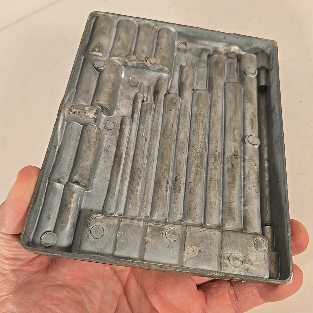 Ridgid Lone Rip Screw Extractors Set No. 10 Original Metal Case See Photos
