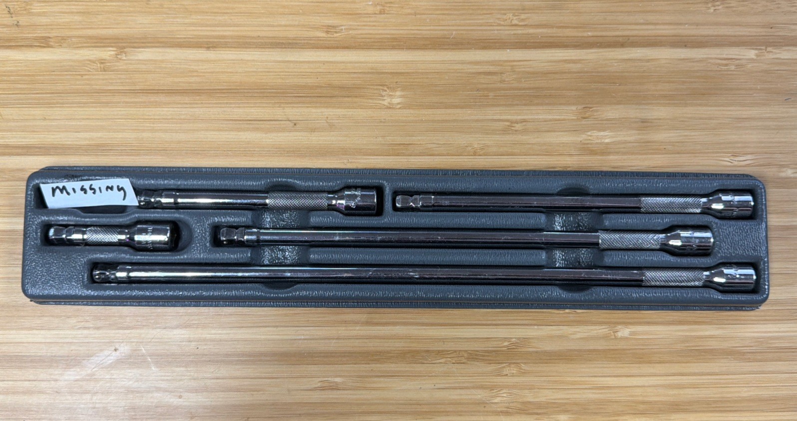 Snap-on Tools USA 1/4” 5-Piece Wobble Plus Extension Set 106ATMXWP