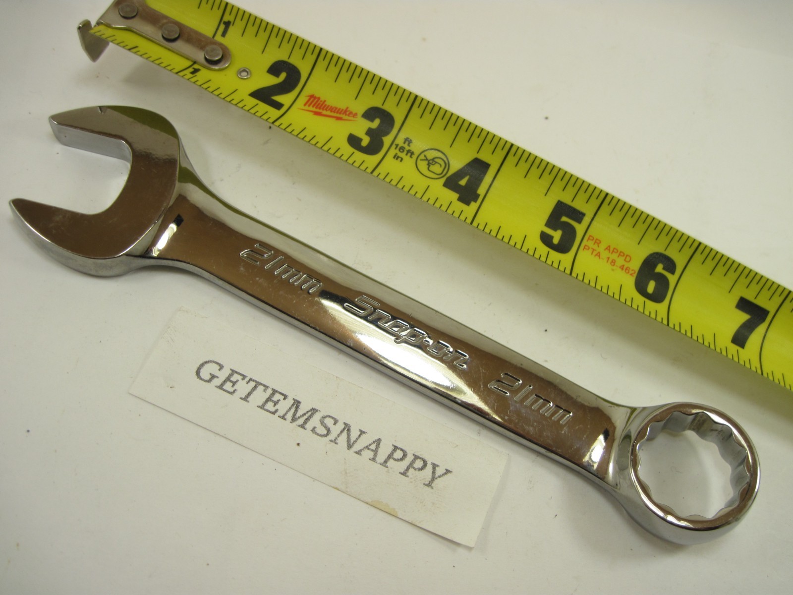 Snap On 21mm Short Metric 12pt Combination Wrench OEXM21B NEW