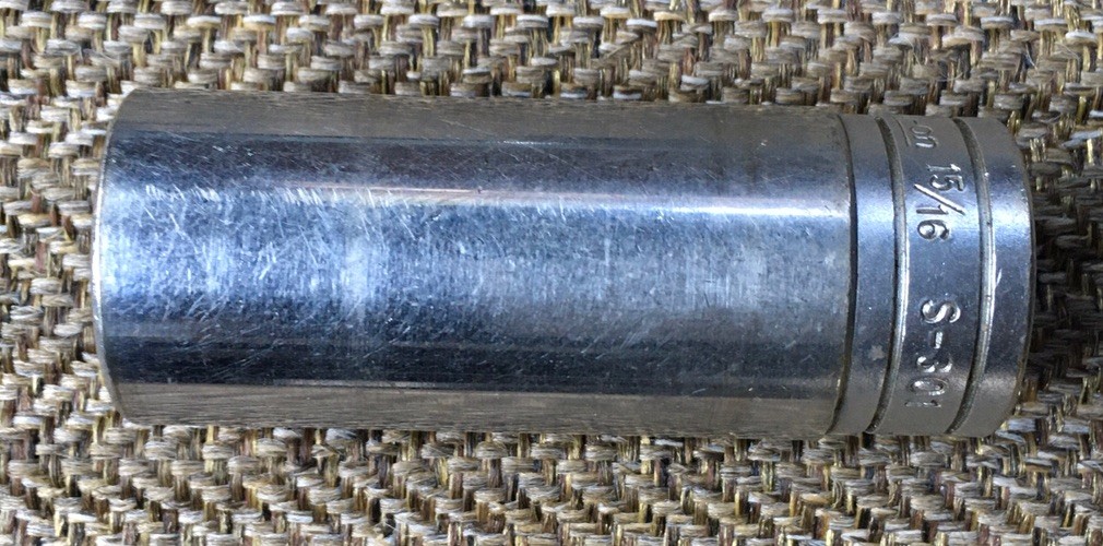 Snap On Tools 15/16” Deep Socket 1/2” Drive 12 Point S301 Used