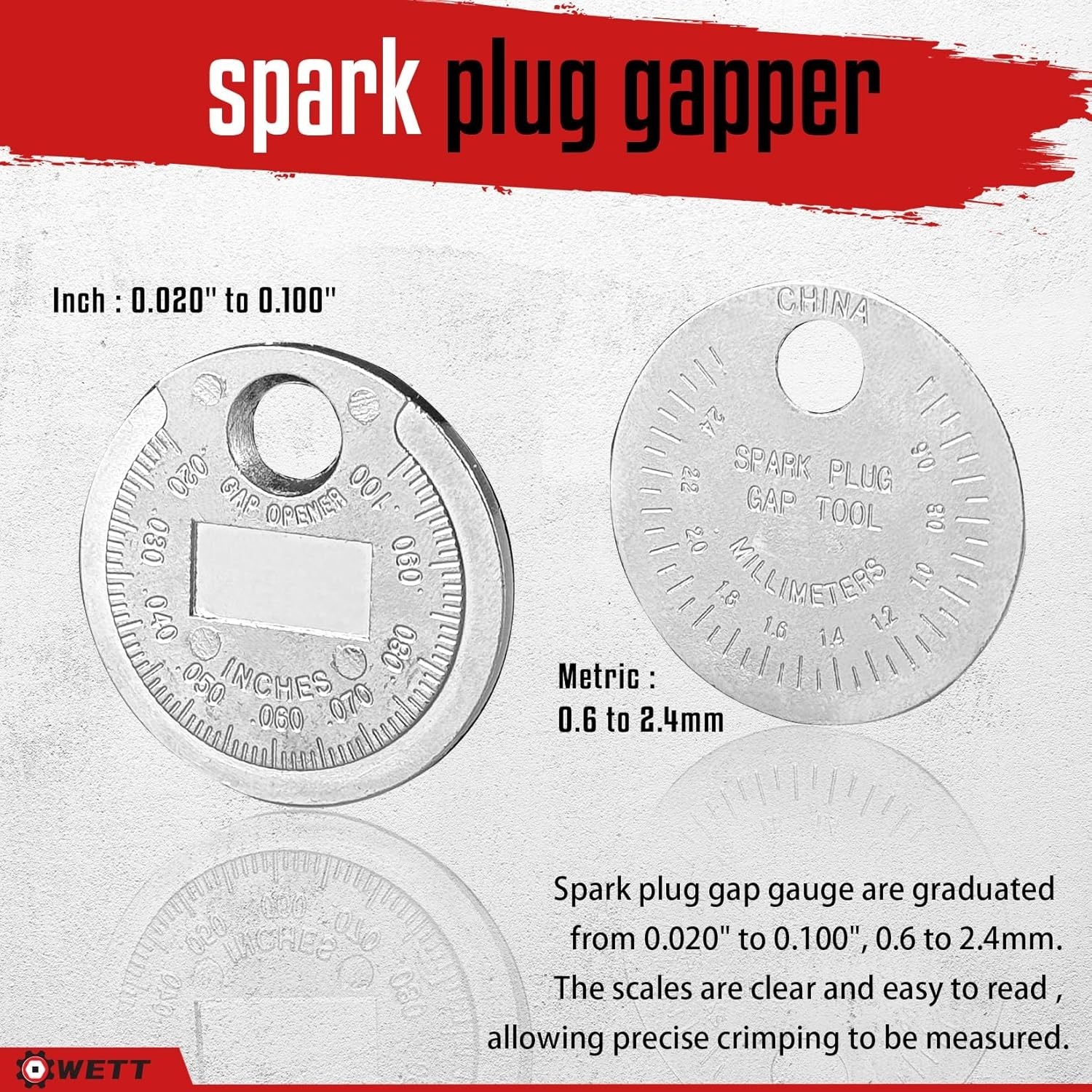 3/8-Inch Drive Magnetic Swivel Spark Plug Removal Tools Socket Set, 12 Point 360