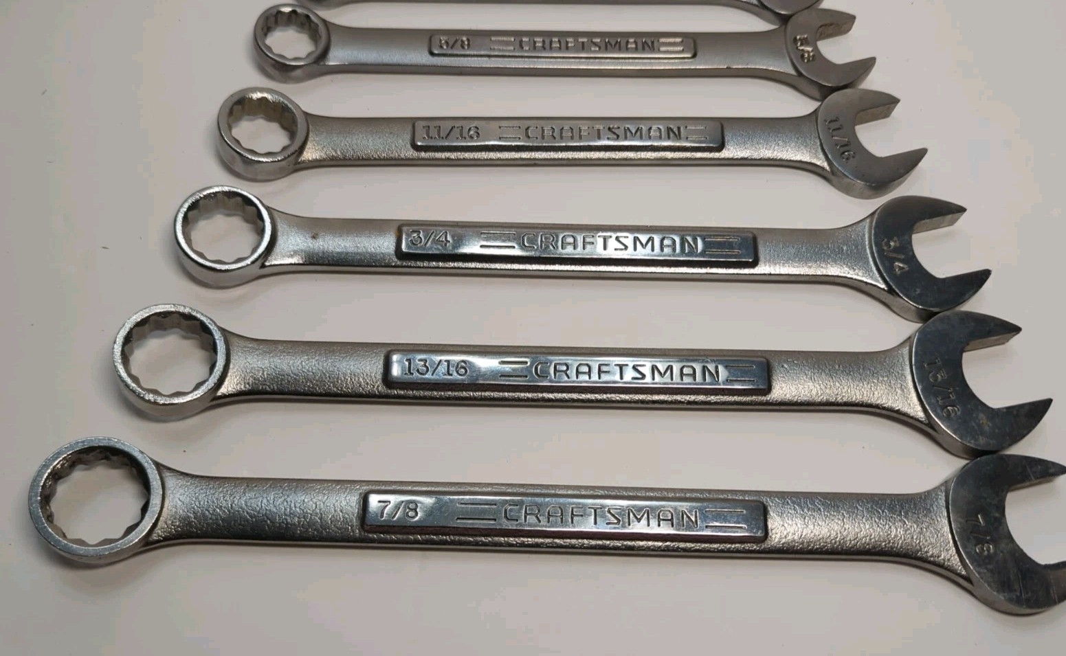 Nice Craftsman USA 11 Piece SAE 12 Point Wrench Set VA, 5/16 – 7/8″