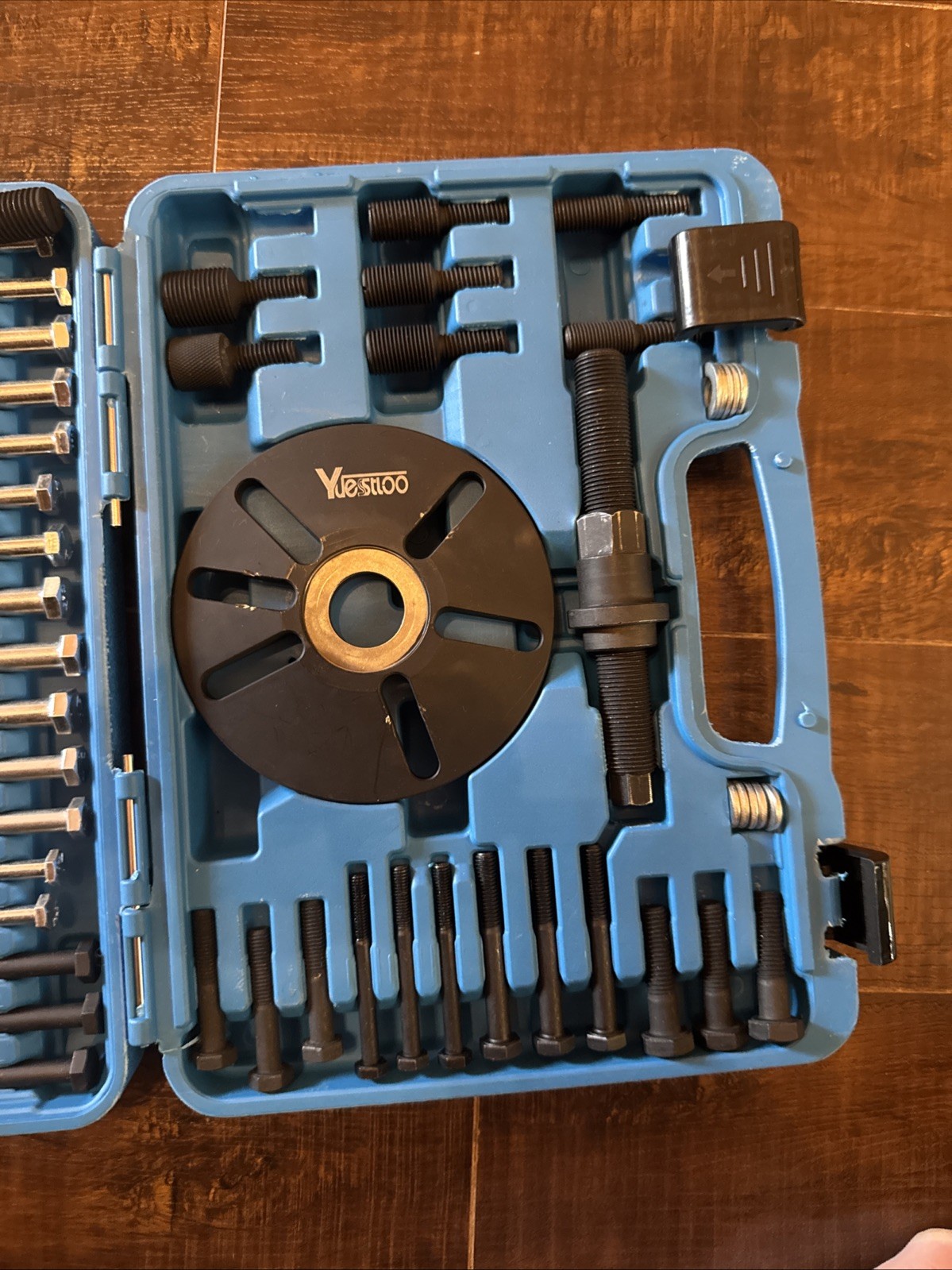 59 Pcs Harmonic Balancer Puller and Installer Set, Flywheel Remover, Crankshaft