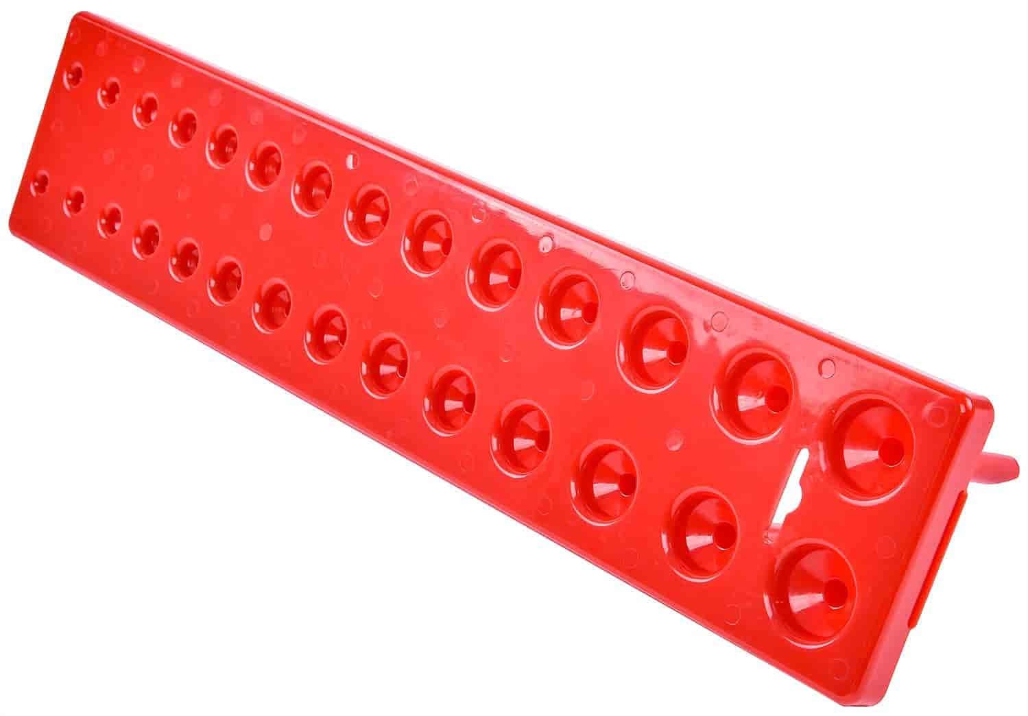 JEGS 85068 Socket Organizer 1/2 in. Drive SAE 3/8 in. – 1 1/4 in. Fitment Holds