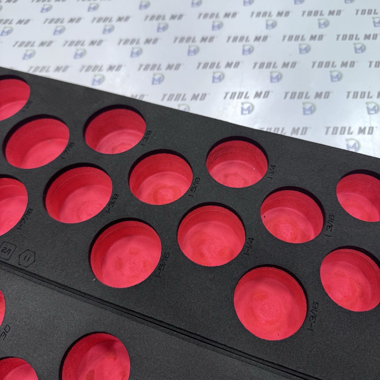 Snap-on Tools RED FOAM ORGANIZER for 84pc 1/2″ Drive SAE/Metric Socket Set