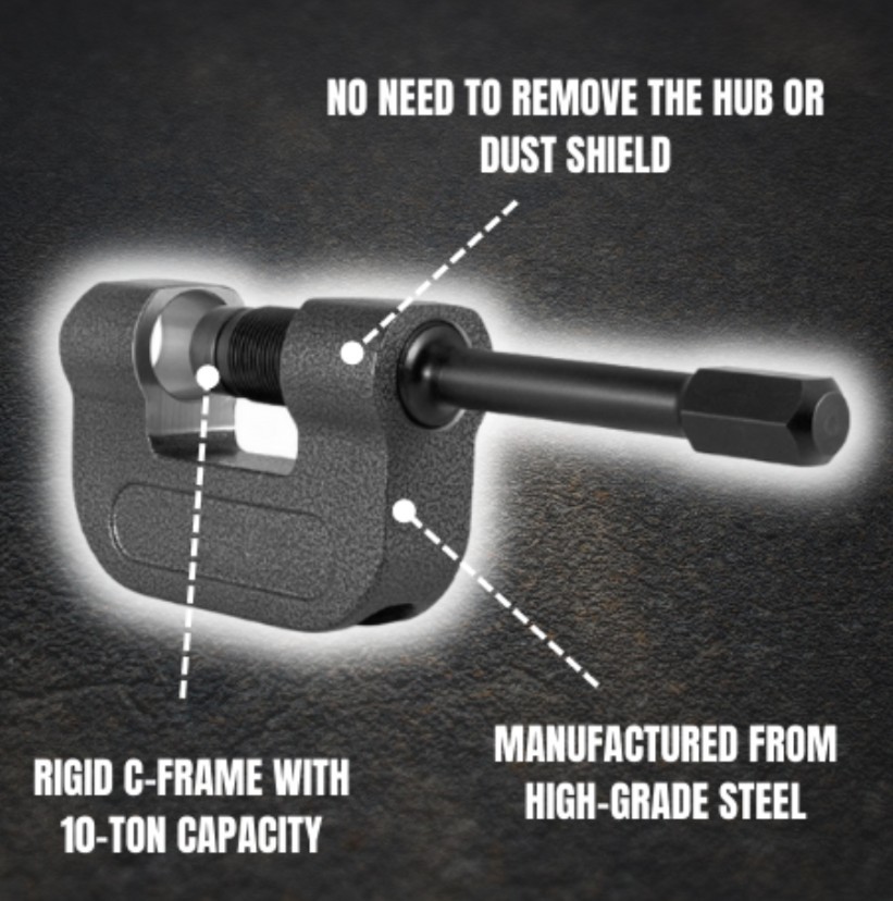 Brake Anchor Pin Press 10 Ton Capacity for Semi Trucks