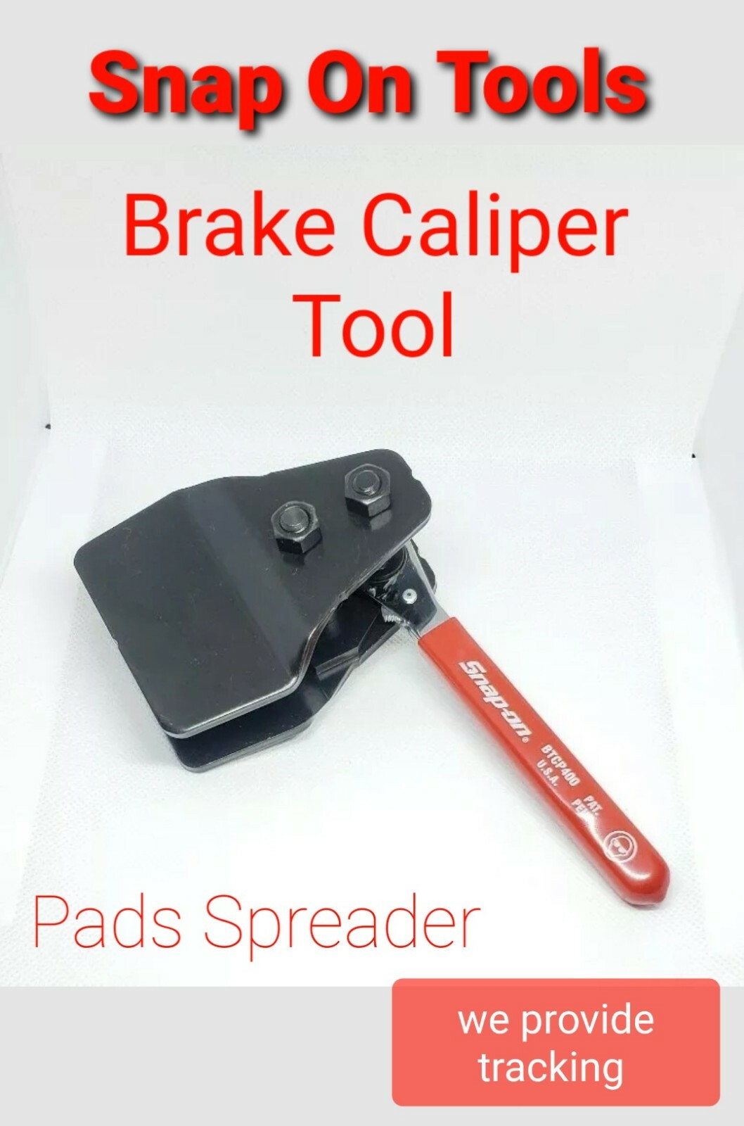 Snap On Tools Ratcheting Brake Caliper Spreader BTCP400 Pad Install Tool New!!!!