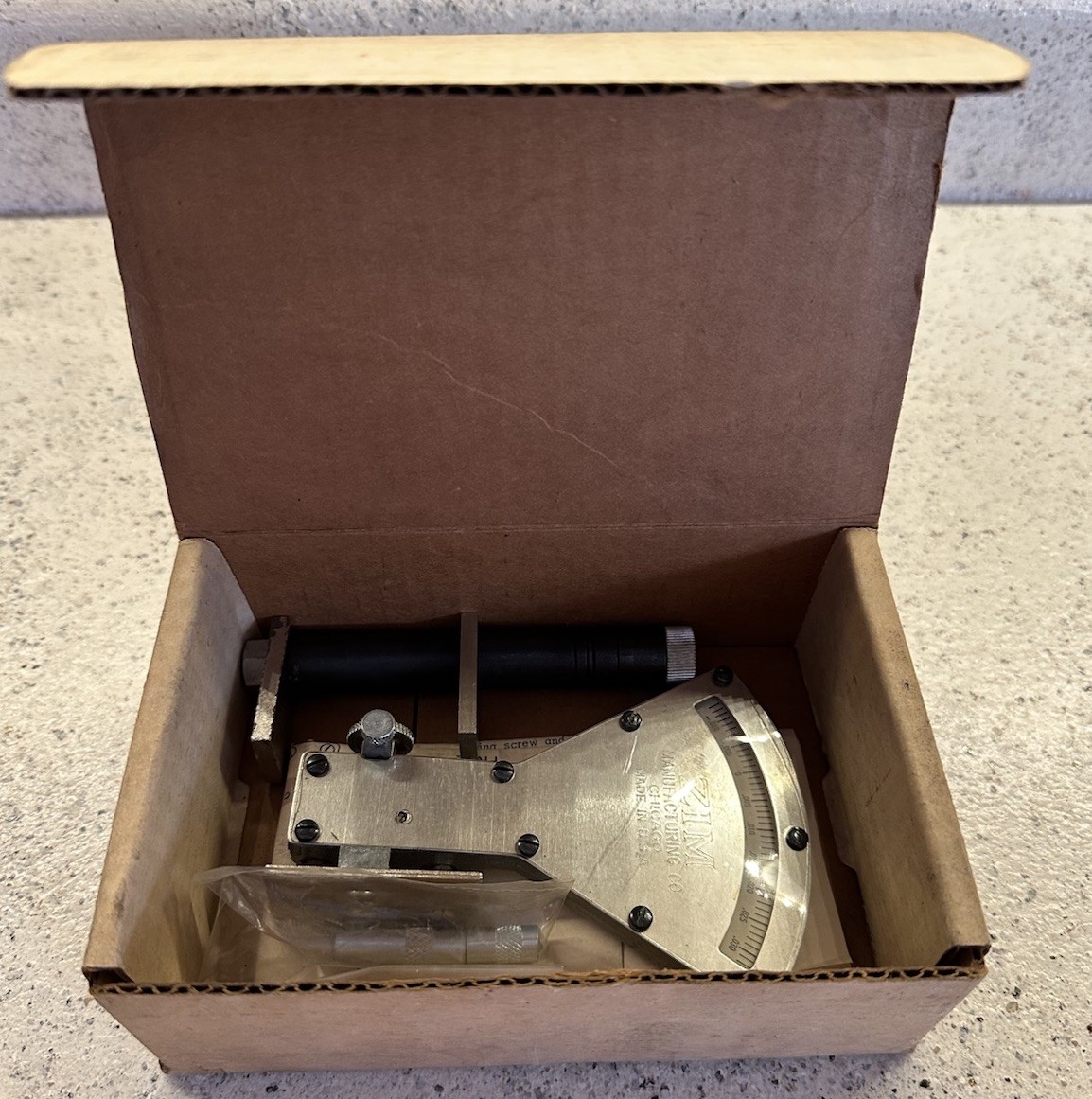 Zim Mfg. 165 Small Cylinder Bore Gauge Kit In Box
