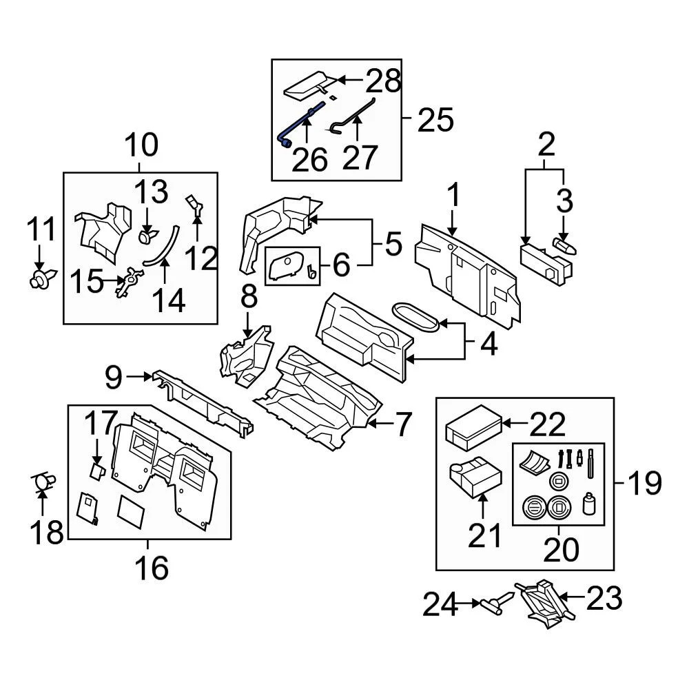 Mazda LD4769671 Wheel Lug Wrench