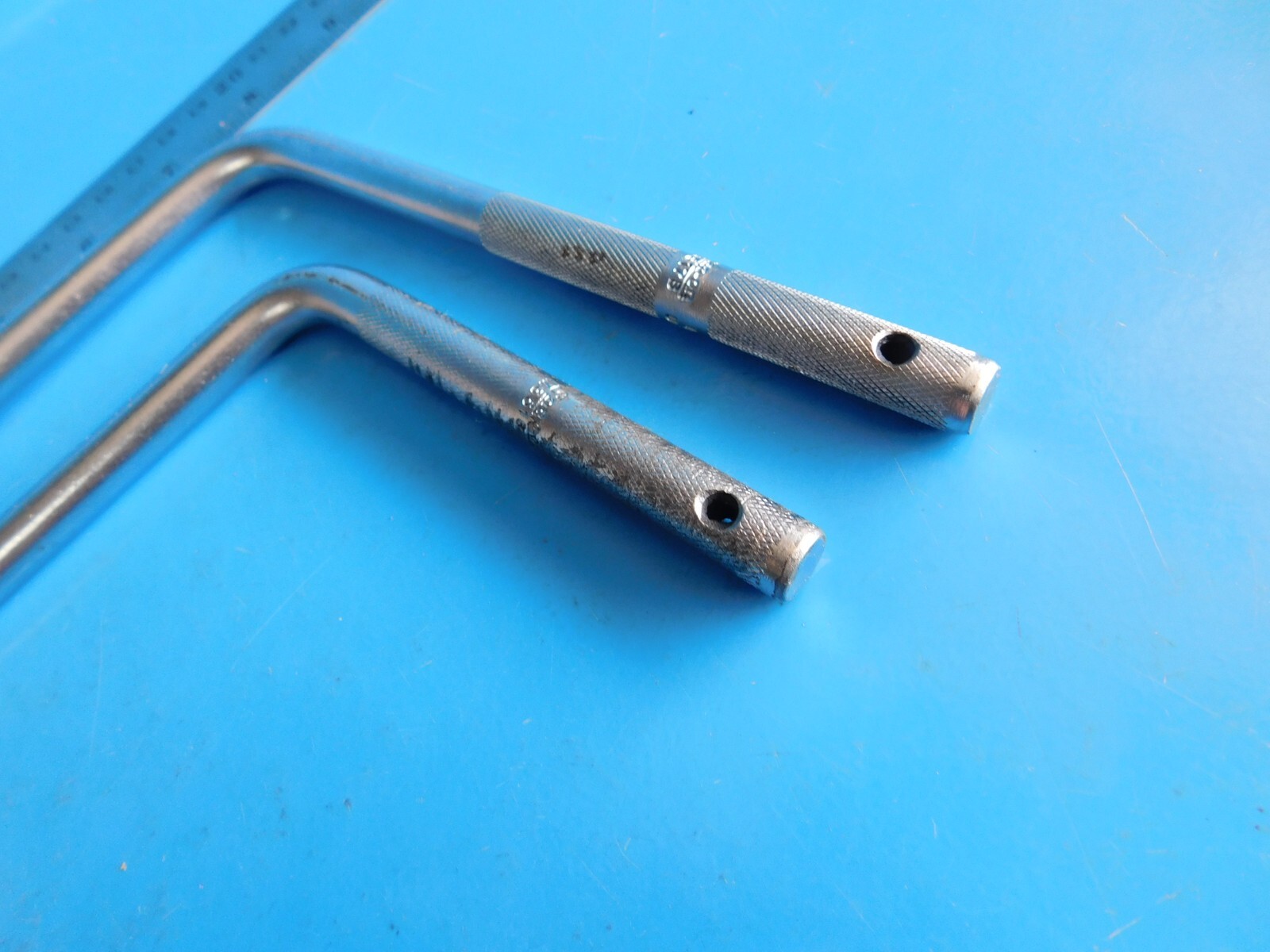 USED, SNAP ON PUSH ROD / LOCKNUT ADJUSTING WRENCHS,PART#M3518 & M3517B LOT OF 2