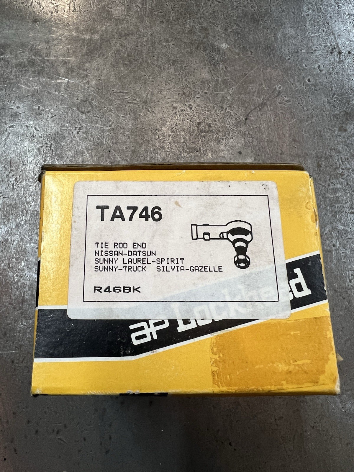 Delphi TA746 Tie‑Rod End / R46BK – Steering Rack to Knuckle Joint