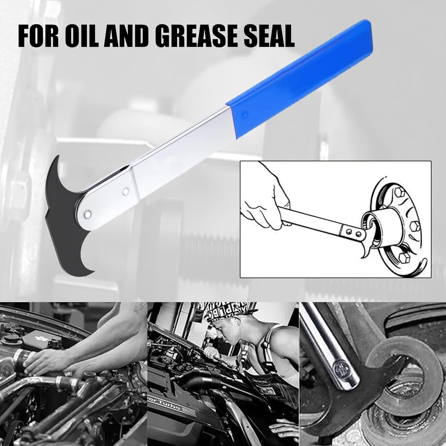 SGT ,33pcs Crank Bearing Camshaft Seal with Seal Puller,Crank Seal Installer …