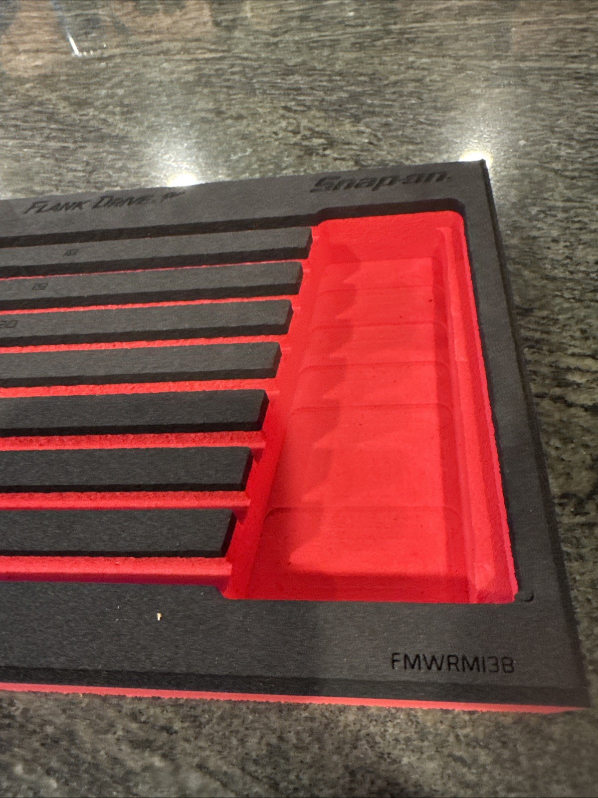 Snap On fmwrm13b foam for 7-25 mm flank drive plus+ wrench set NO TOOLS new read