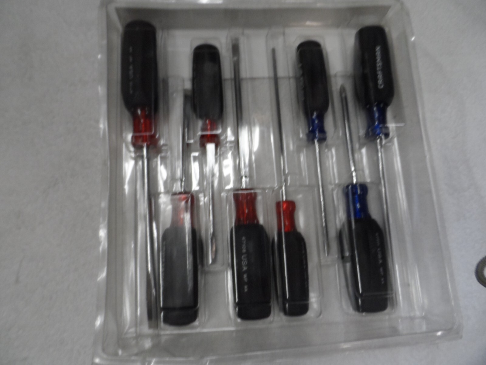 Craftsman Cushion Grip Screwdriver Set, 8 pcs USA NOS – Part # 73601
