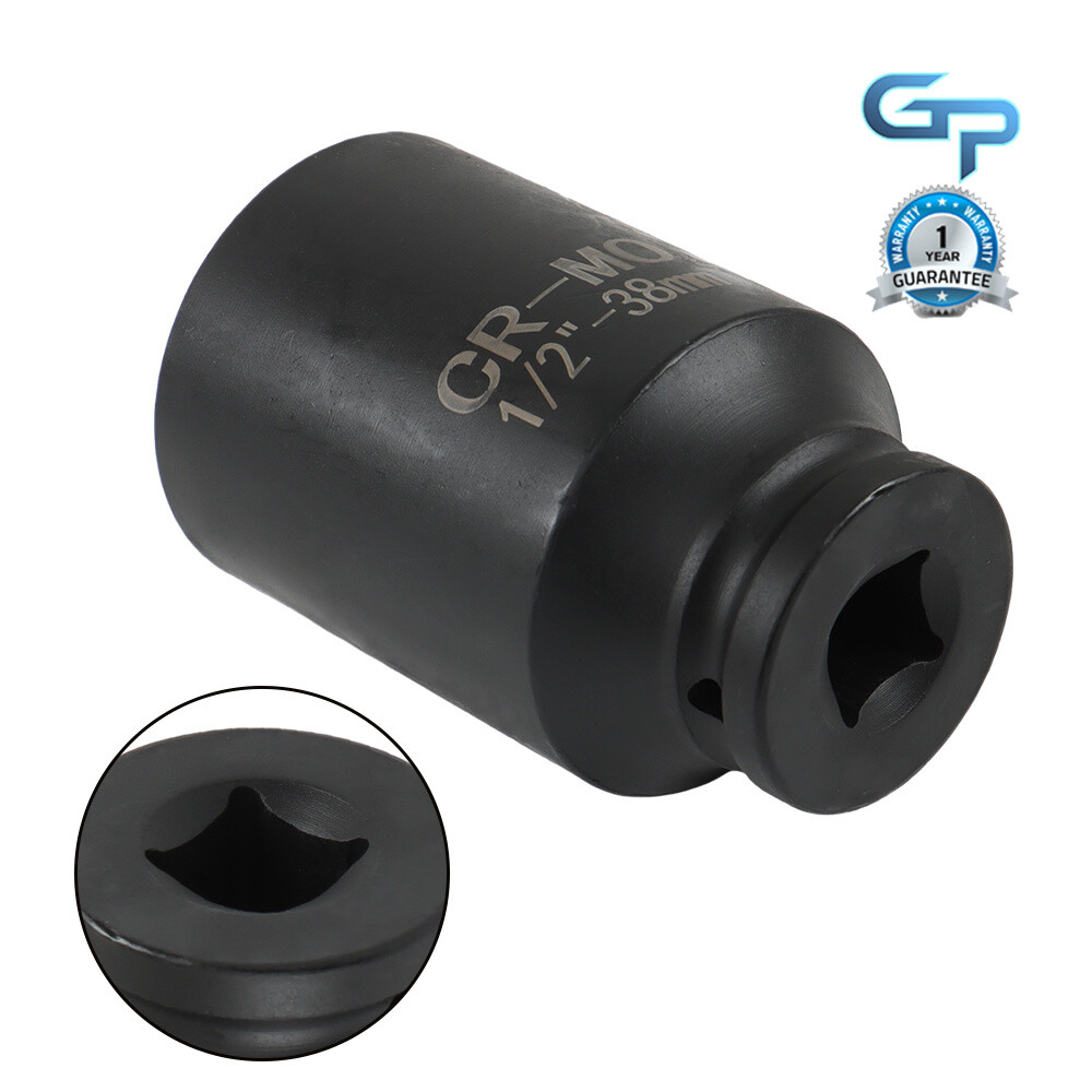 9pcs 29-38mm 1/2″ Drive Metric Axle Hub Nut Socket Deep Impact Socket Tool Kit