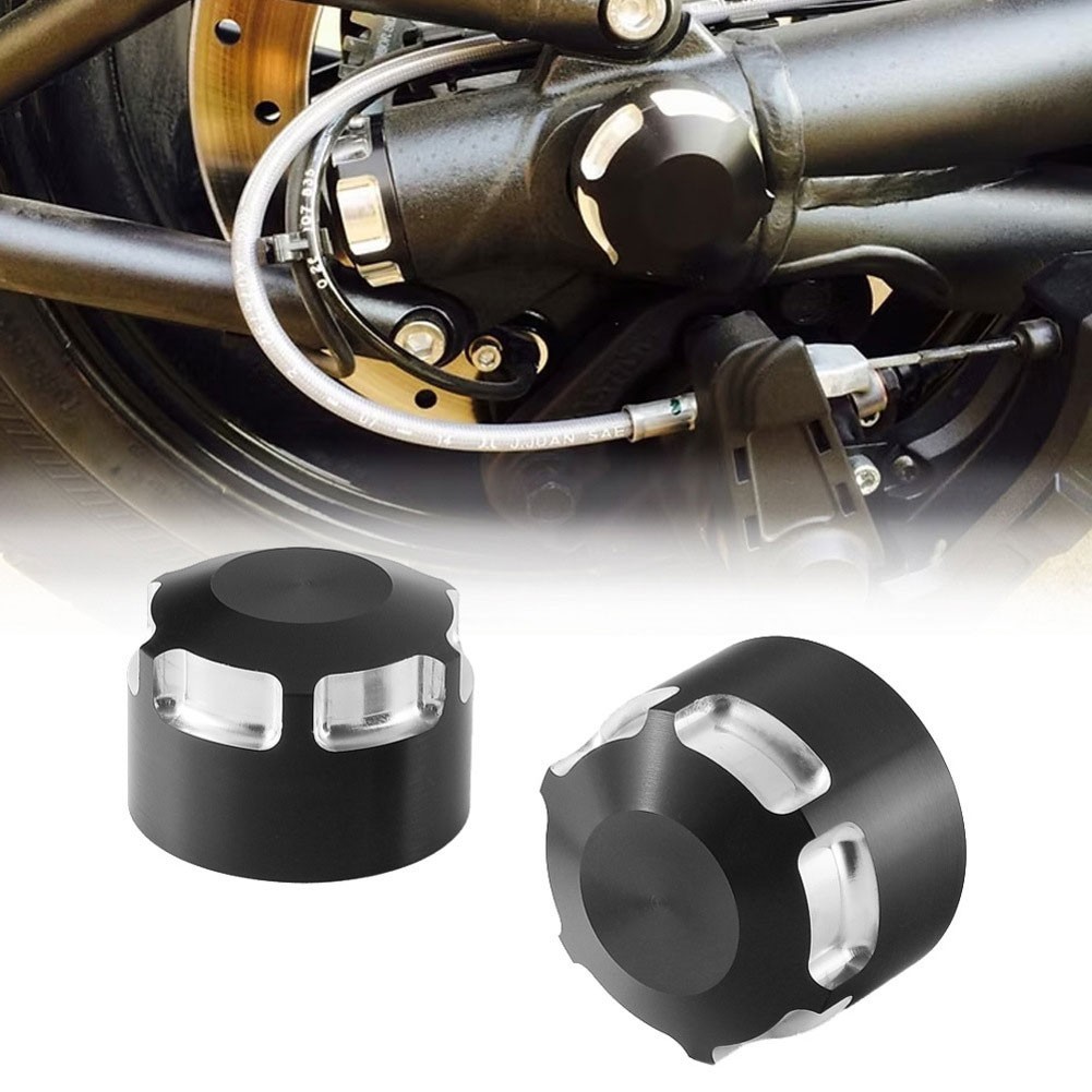 Black Silver Aluminum Rear Wheel Nut Cap for Bombardier For Spyder 2008 Present