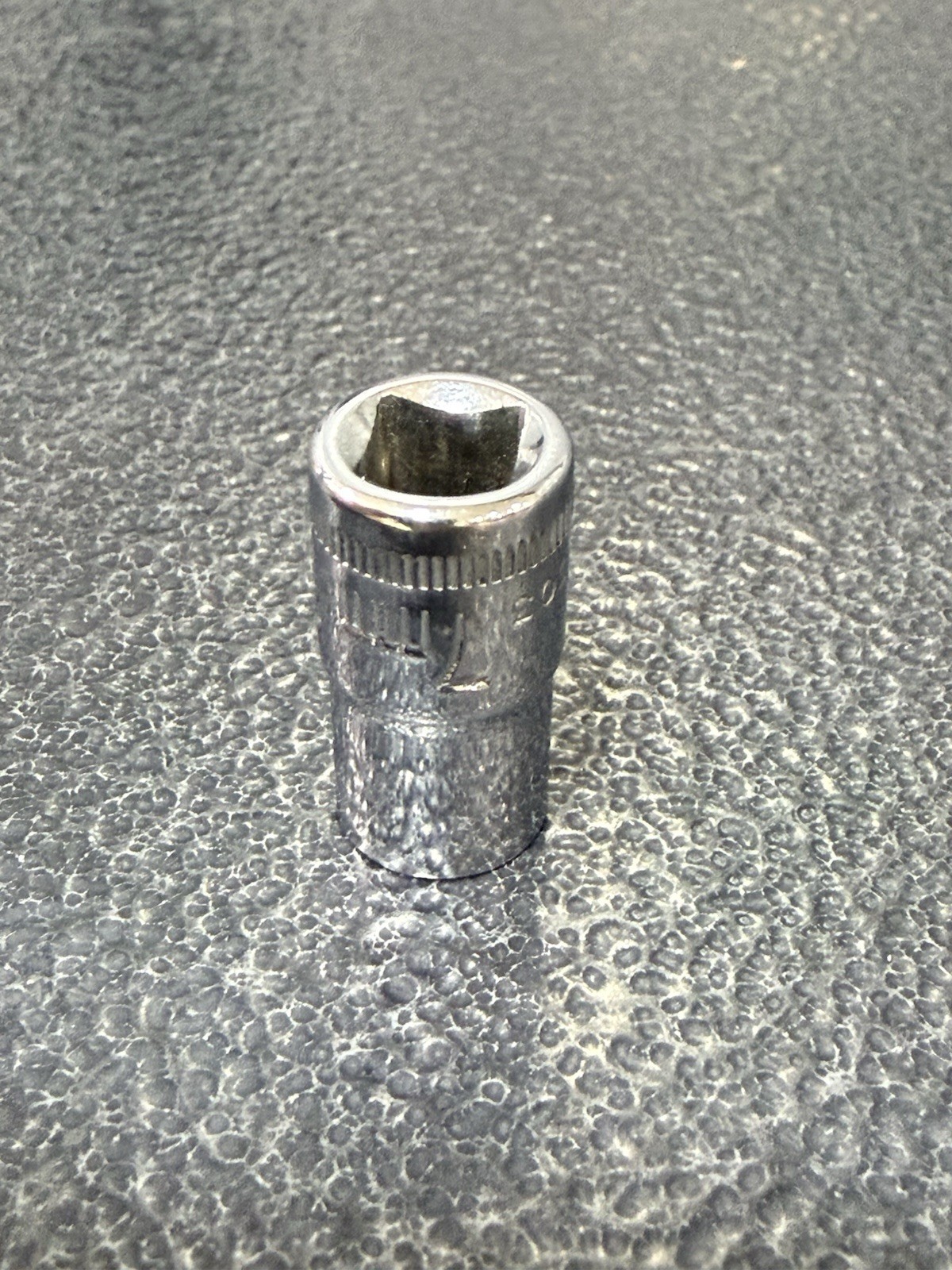 Vtg 7mm Craftsman G-Series Part 43503 – 1/4″ Drive 6-Point Socket USA Made