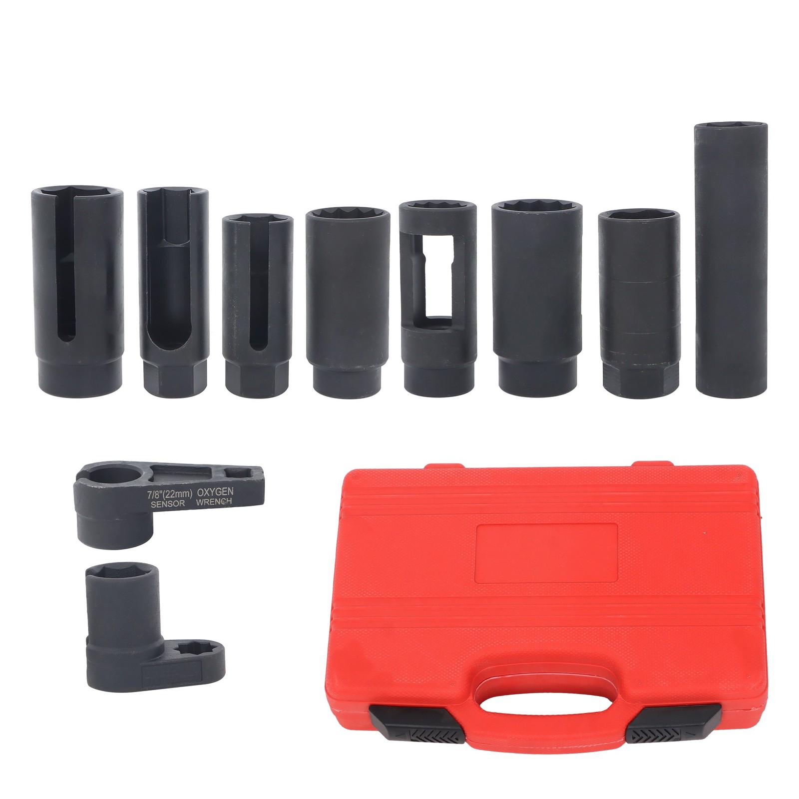 10Pcs O2 Oxygen Sensor and Oil Pressure Sending Unit Removal Socket Tool Set