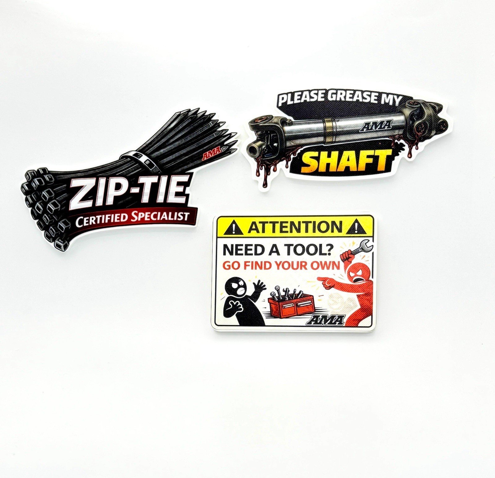 AMA Magnetic Tool box Emblems