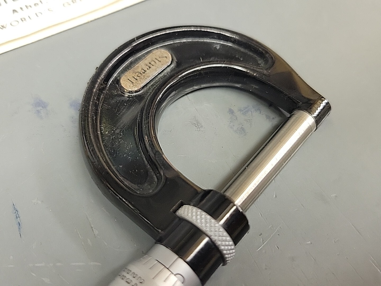 Starrett 436RL 1″ Micrometer Caliper With Ratchet Stop w/Lock Nut NEW OLD STOCK